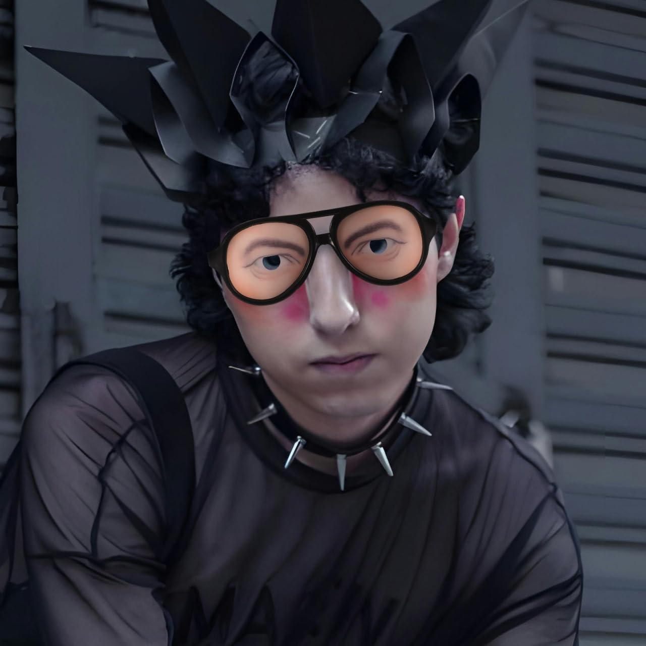 Gafas de Disfraz Divertidas TOYANDONA para Halloween 8 Pcs