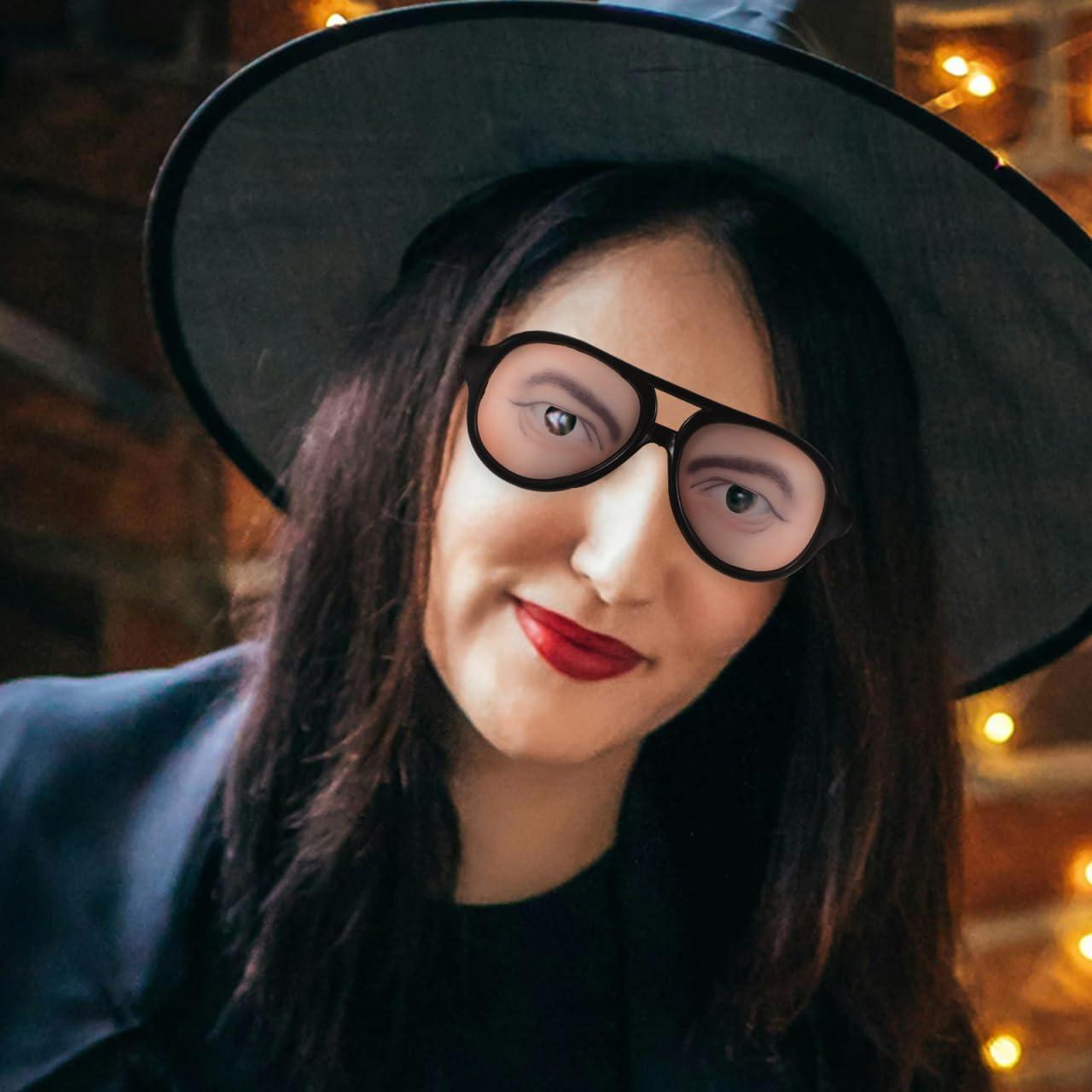 Gafas de Disfraz Divertidas TOYANDONA para Halloween 8 Pcs