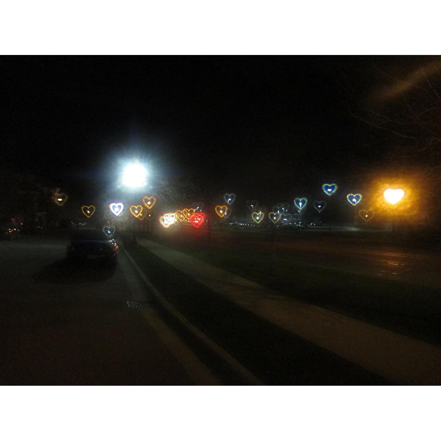 Gafas de Difracción de Corazones Arcoíris - 10 Unidades