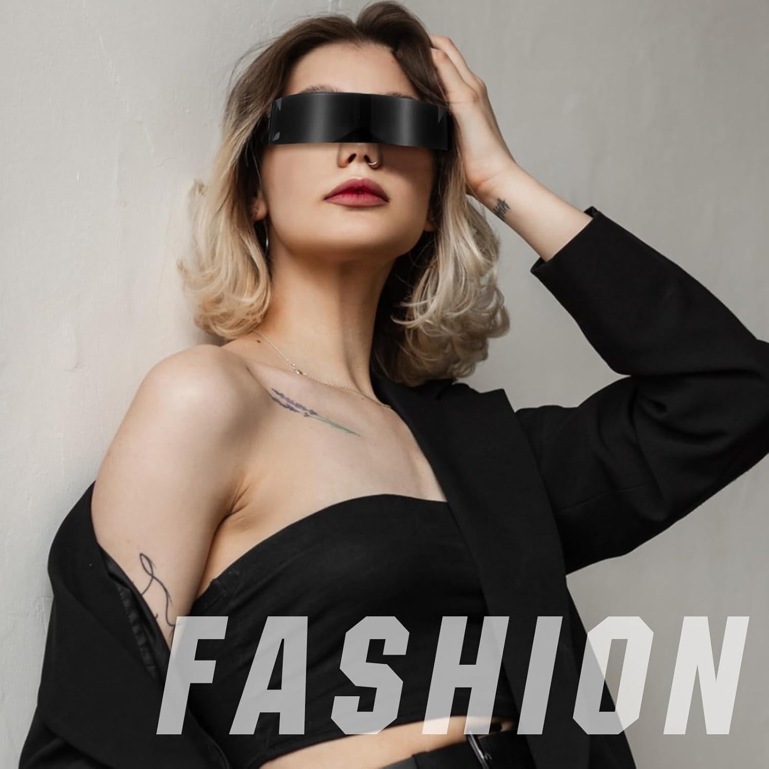 12 Pares Gafas Cibernéticas Futuristas Copkim para Disfraces