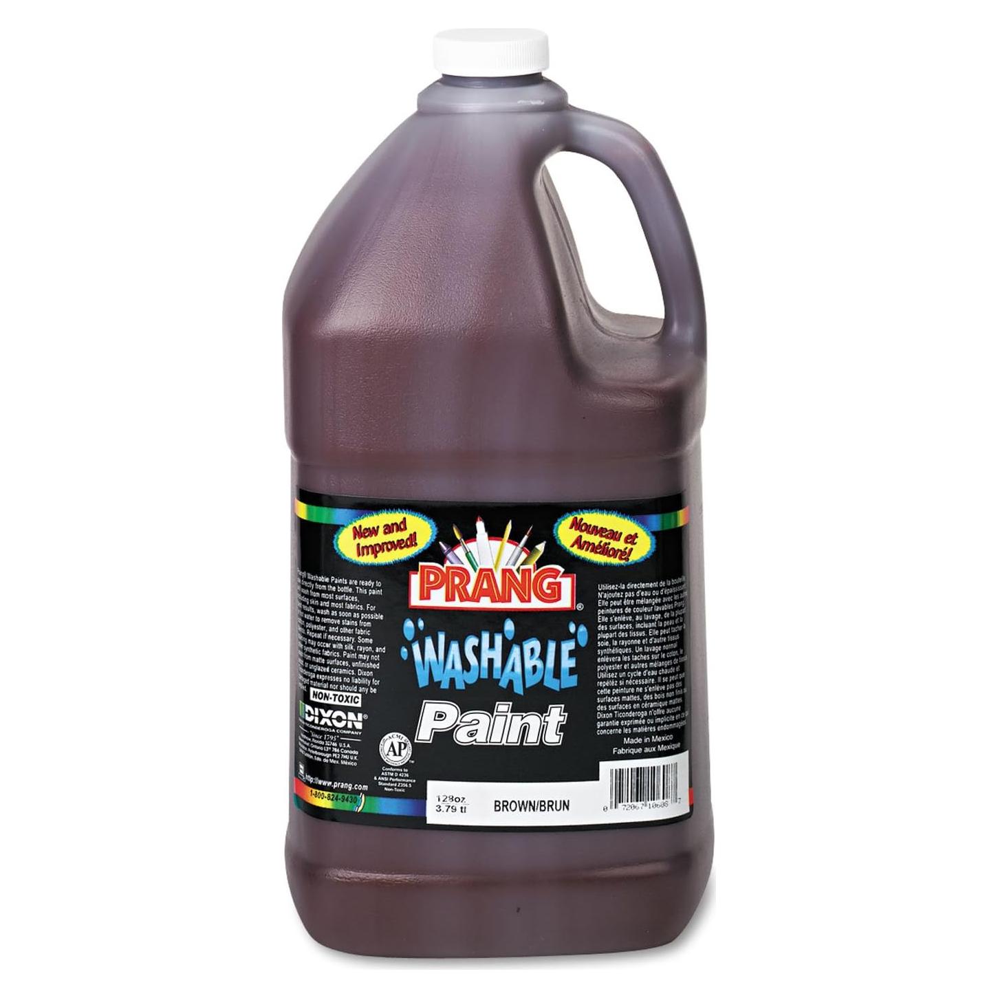 Pintura Tempera Lavable Prang 3,78 L Marrón Lista para Usar