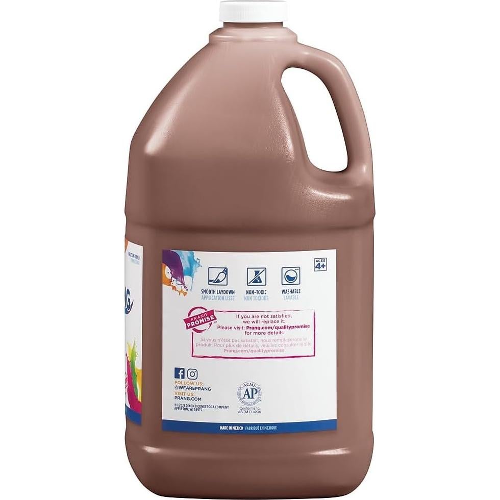 Pintura Tempera Lavable Prang 3,78 L Marrón Lista para Usar
