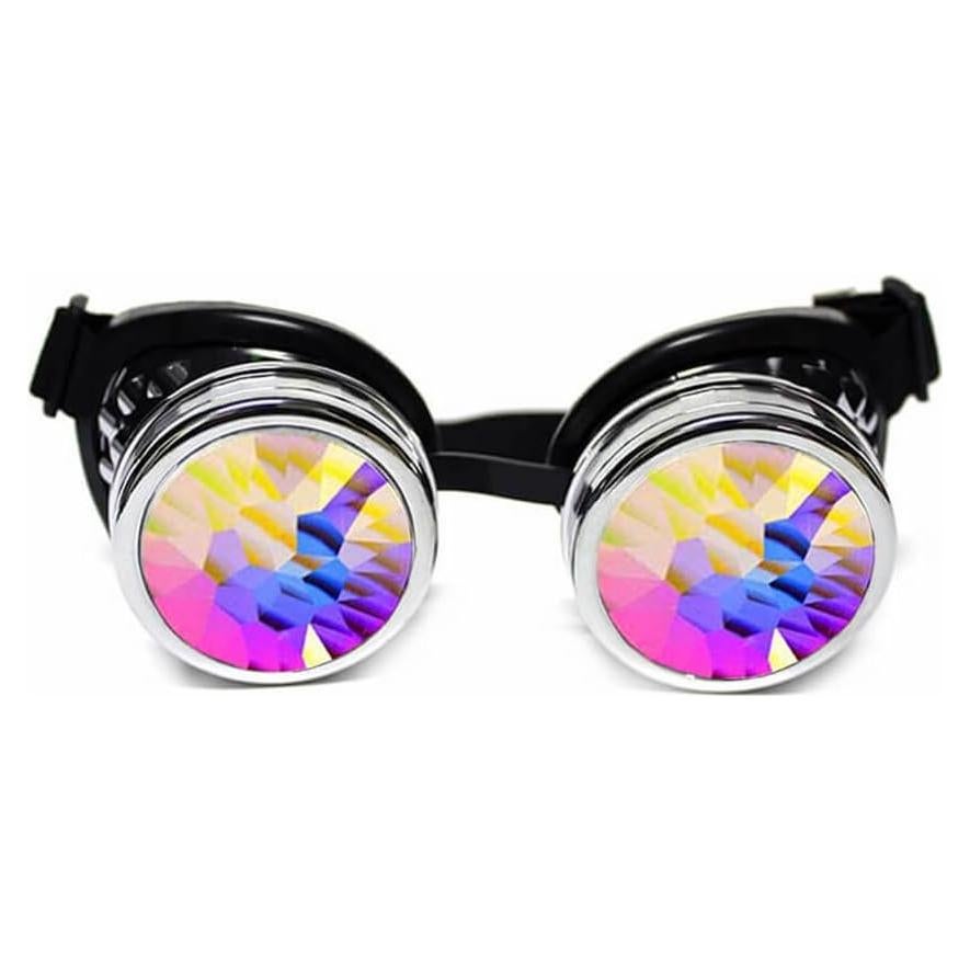Gafas de Kaleidoscopio y Difracción GloFX - Estilo Steampunk