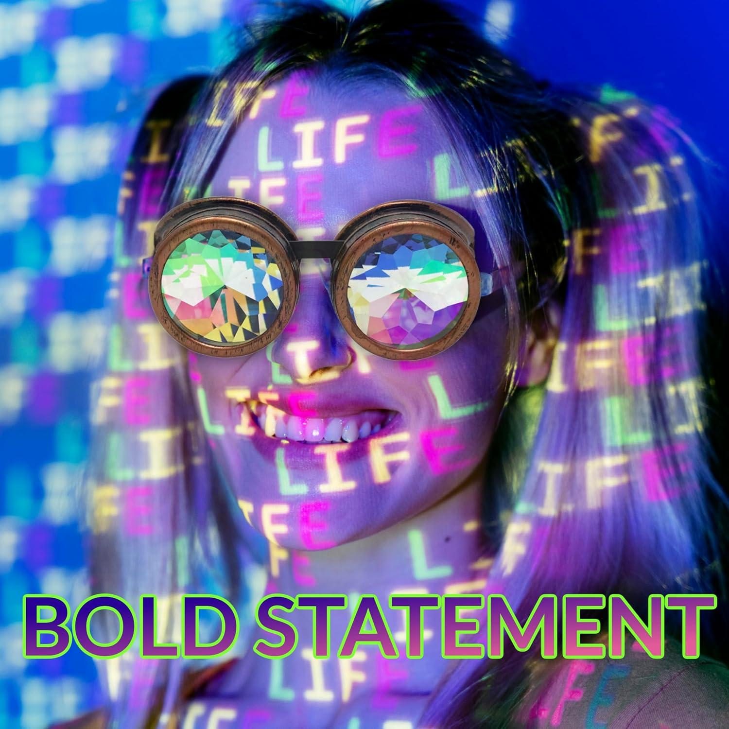 Gafas de Caleidoscopio Steampunk UmbrellaLaboratory Unisex