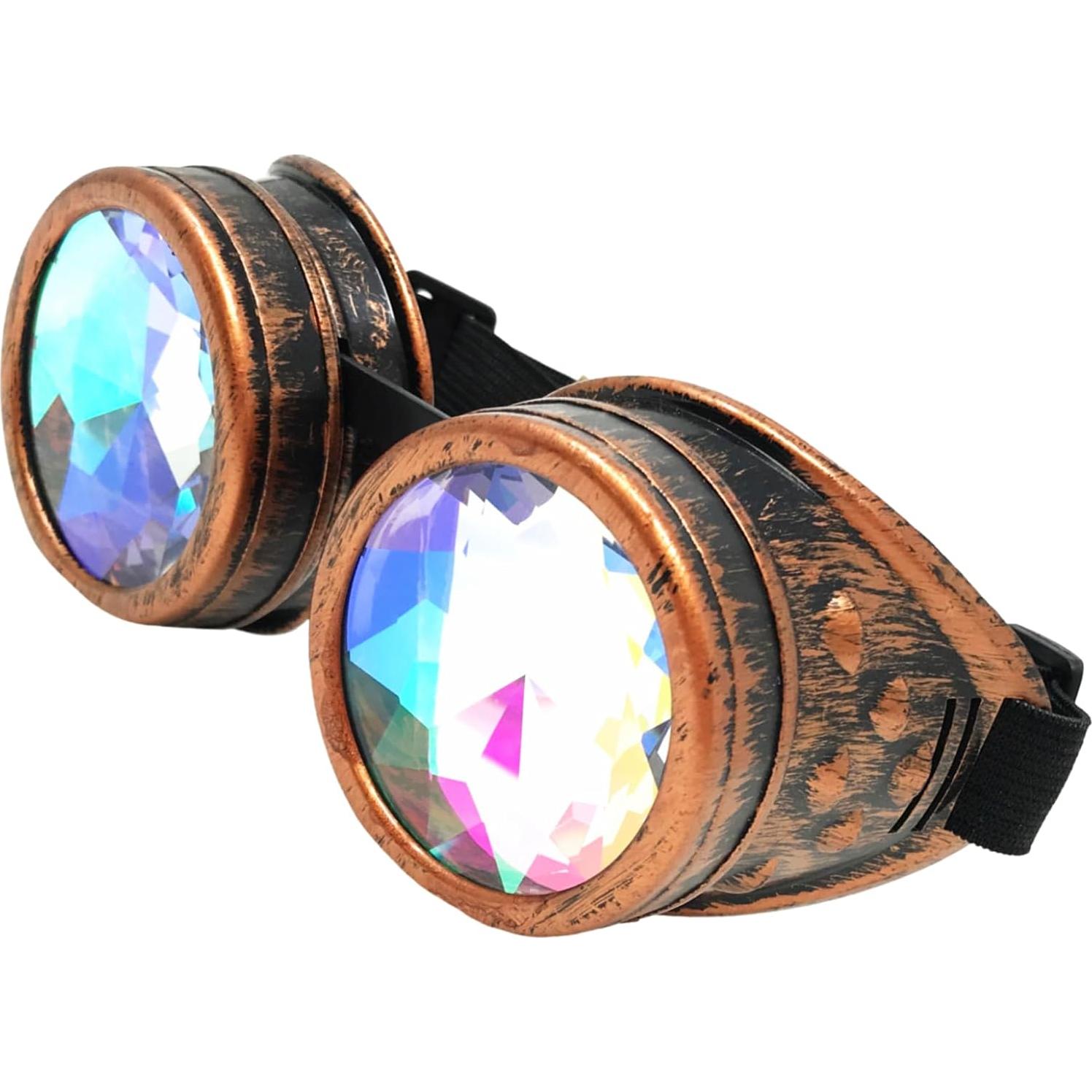 Gafas de Caleidoscopio Steampunk UmbrellaLaboratory Unisex