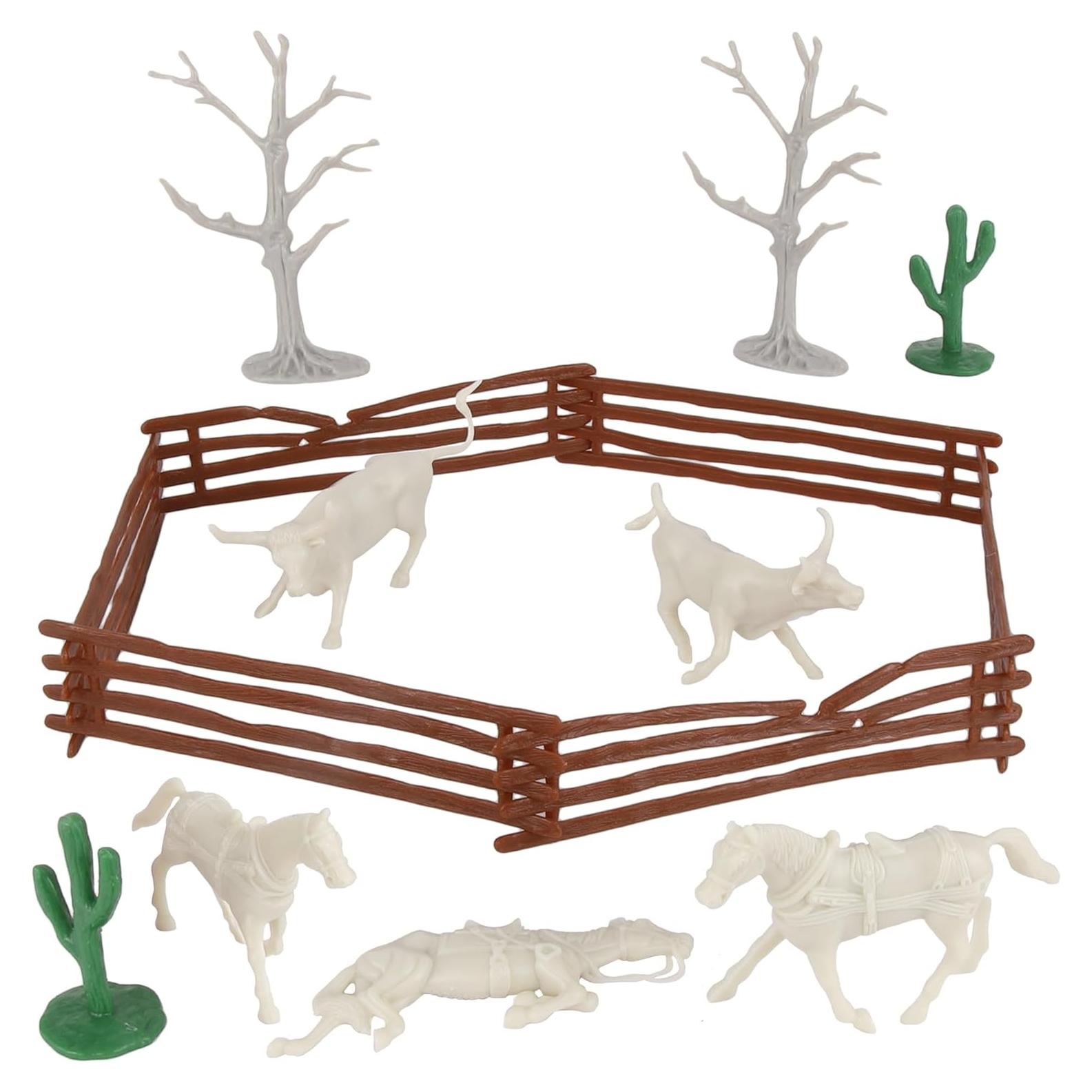 Juego de 15 Figuras de Rancho Desértico BMC Toys - Accesorios