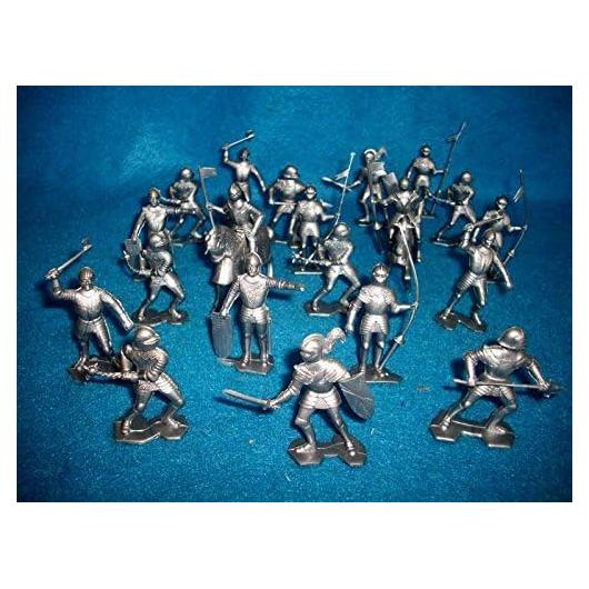 Set de Figuras Medievales Marx 19 Figuras + 2 Caballos