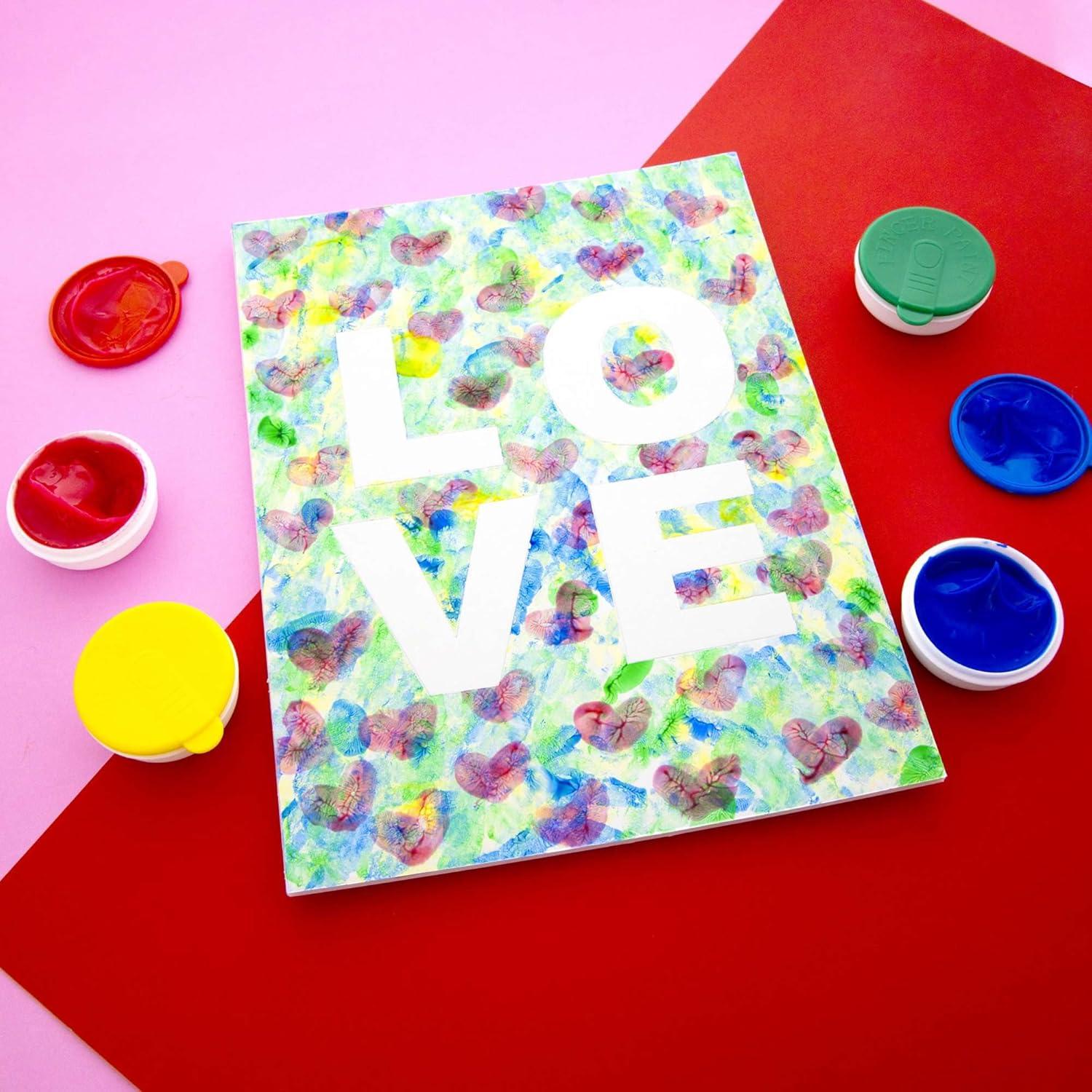 Juego de Pintura con Dedos BAZIC 24 Colores No Tóxicos