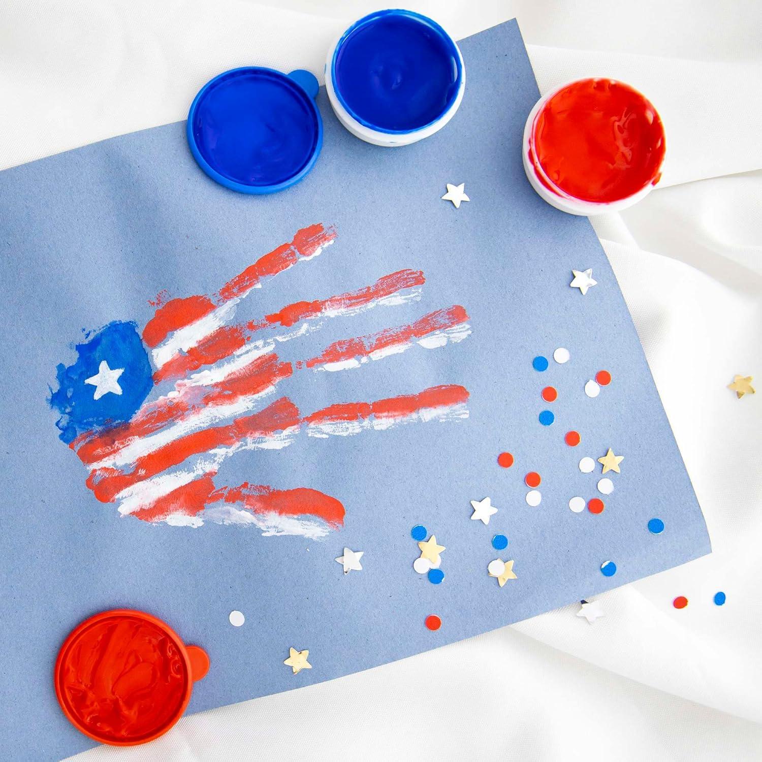 Juego de Pintura con Dedos BAZIC 24 Colores No Tóxicos