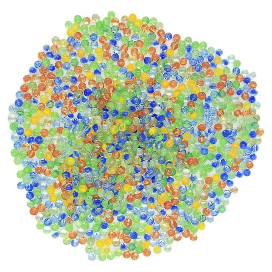 Canicas Ojos de Gato Koltose - 1000 Canicas de Vidrio 1.59 cm