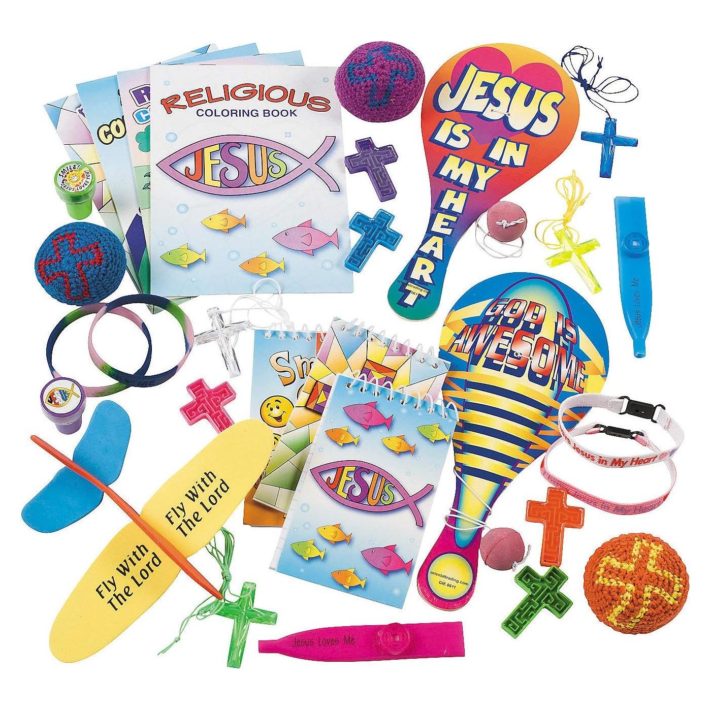 Surtido de Juguetes Religiosos 50 piezas Oriental Trading