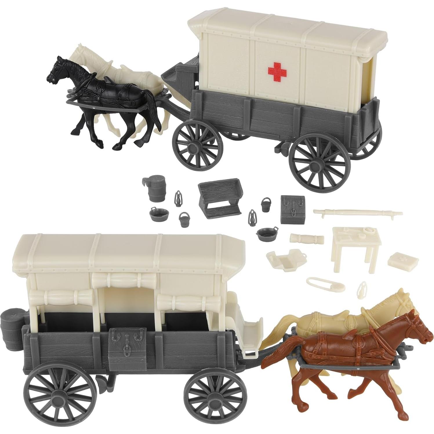 Carrozas de Ambulancia Guerra Civil Americana BMC 1:32