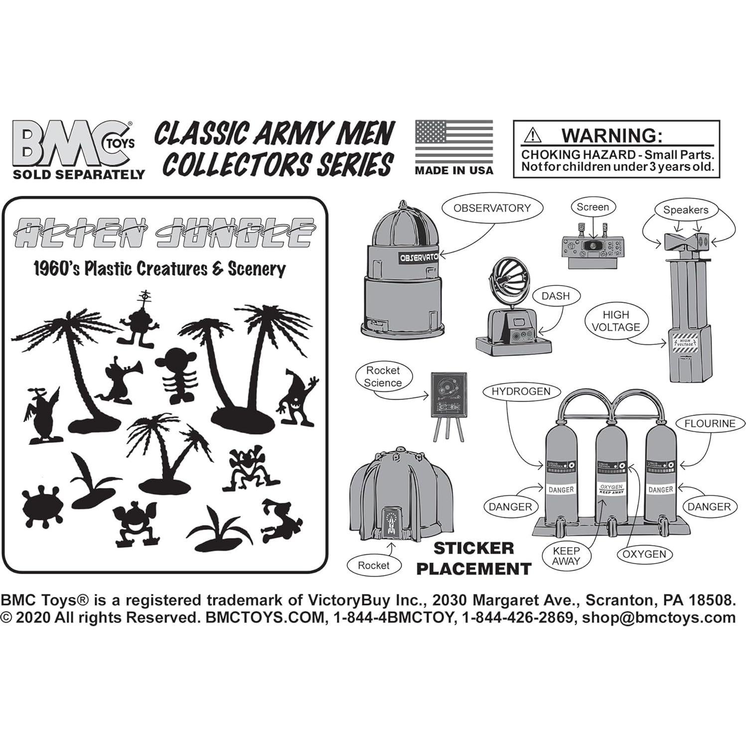 Set de Soldados de Plástico BMC Clásico - 24 Piezas