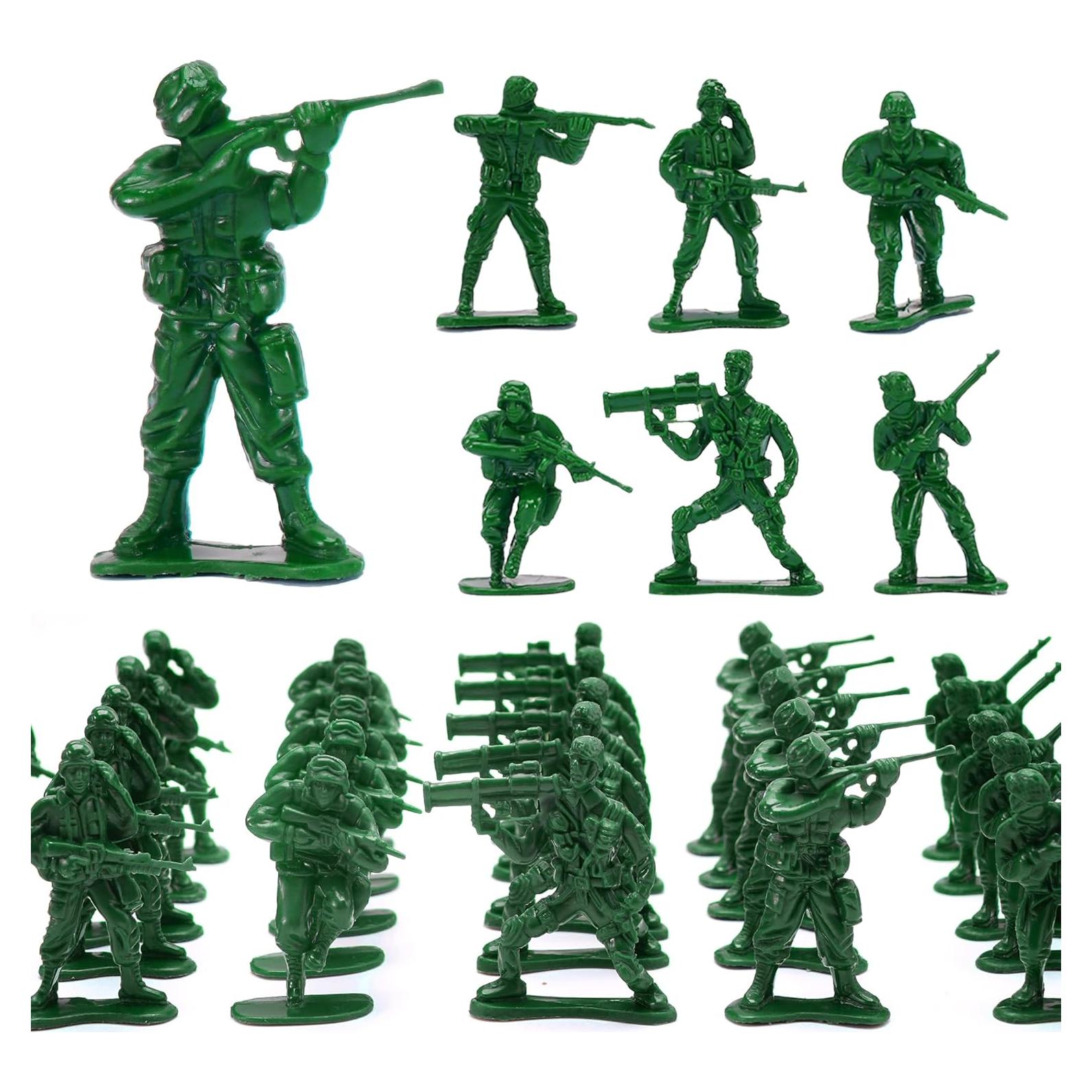 Figuras de Acción Soldados Verdes PROLOSO - Paquete de 144