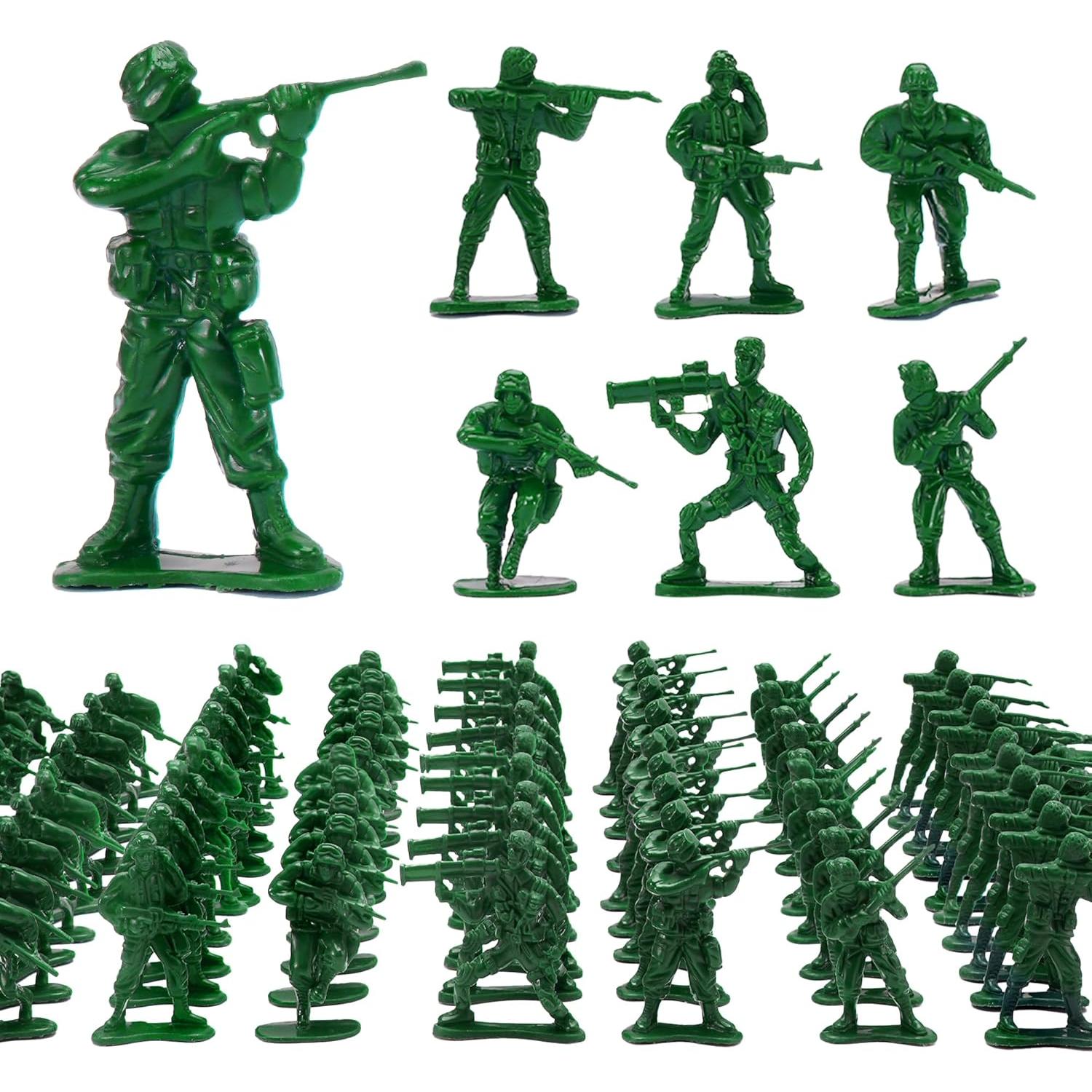 Figuras de Acción Soldados Verdes PROLOSO - Paquete de 144