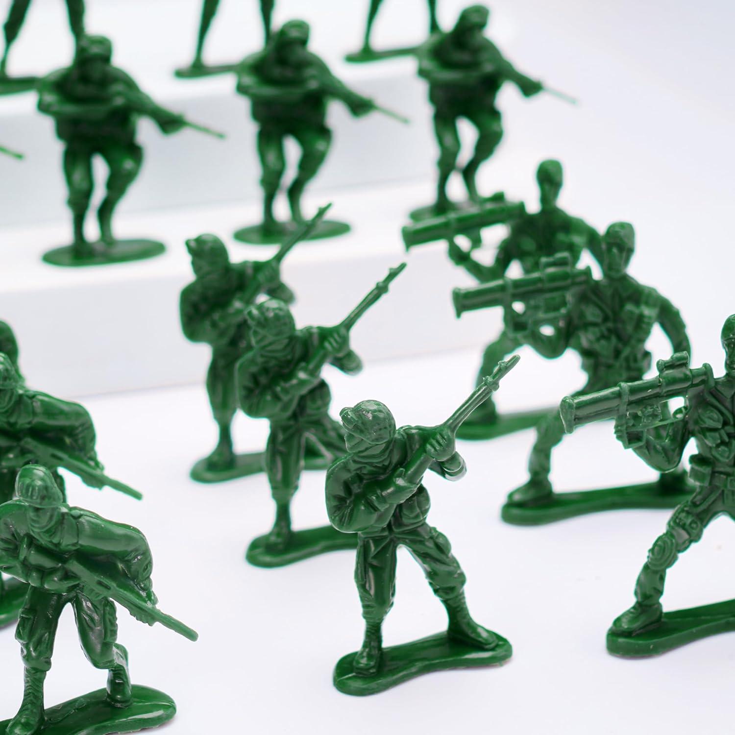 Figuras de Acción Soldados Verdes PROLOSO - Paquete de 144