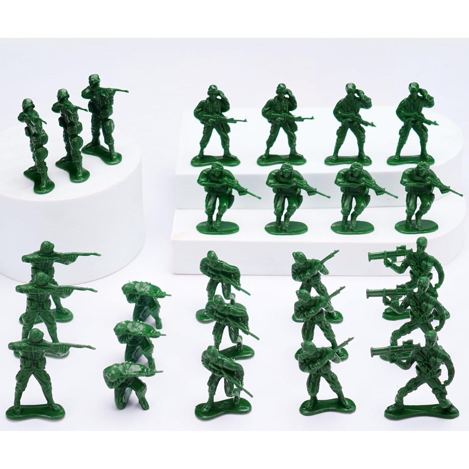 Figuras de Acción Soldados Verdes PROLOSO - Paquete de 144