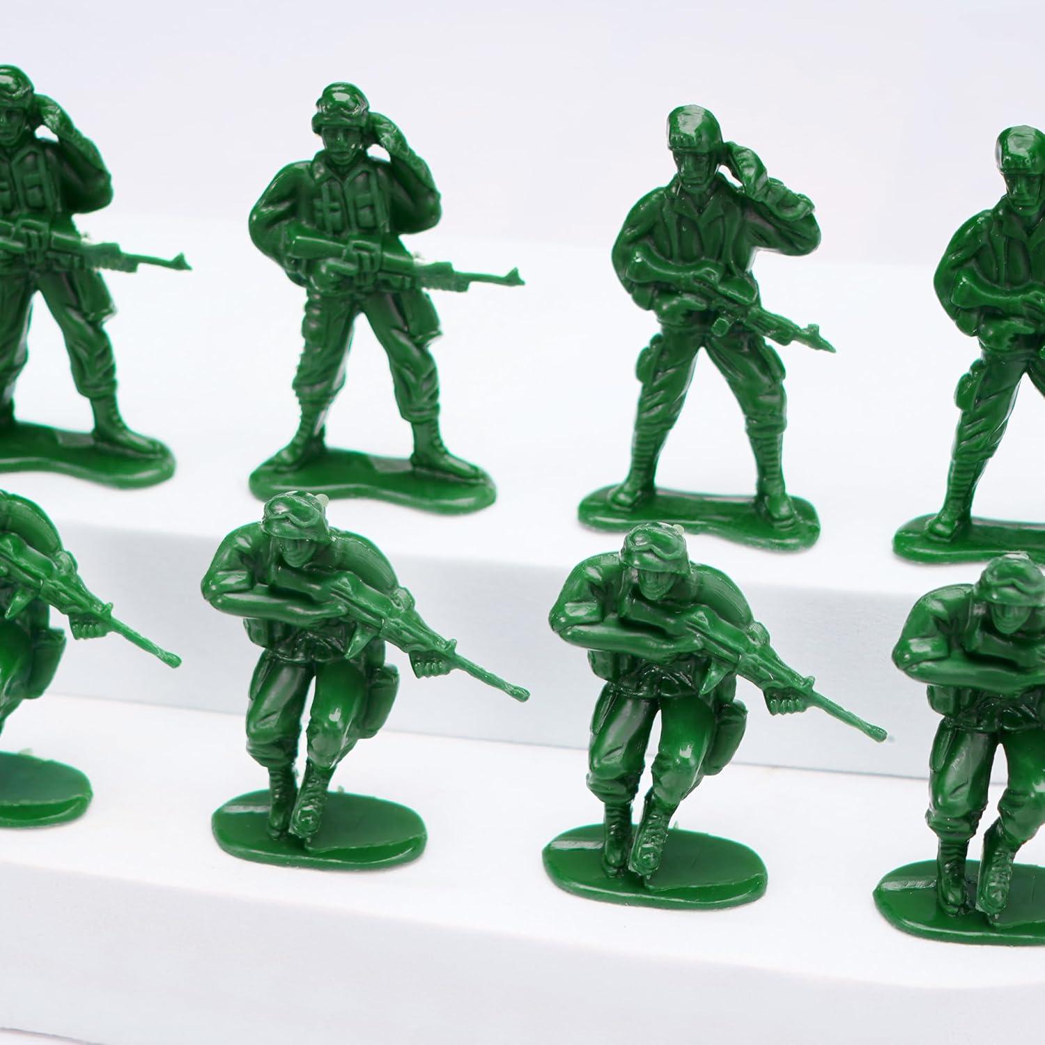 Figuras de Acción Soldados Verdes PROLOSO - Paquete de 144