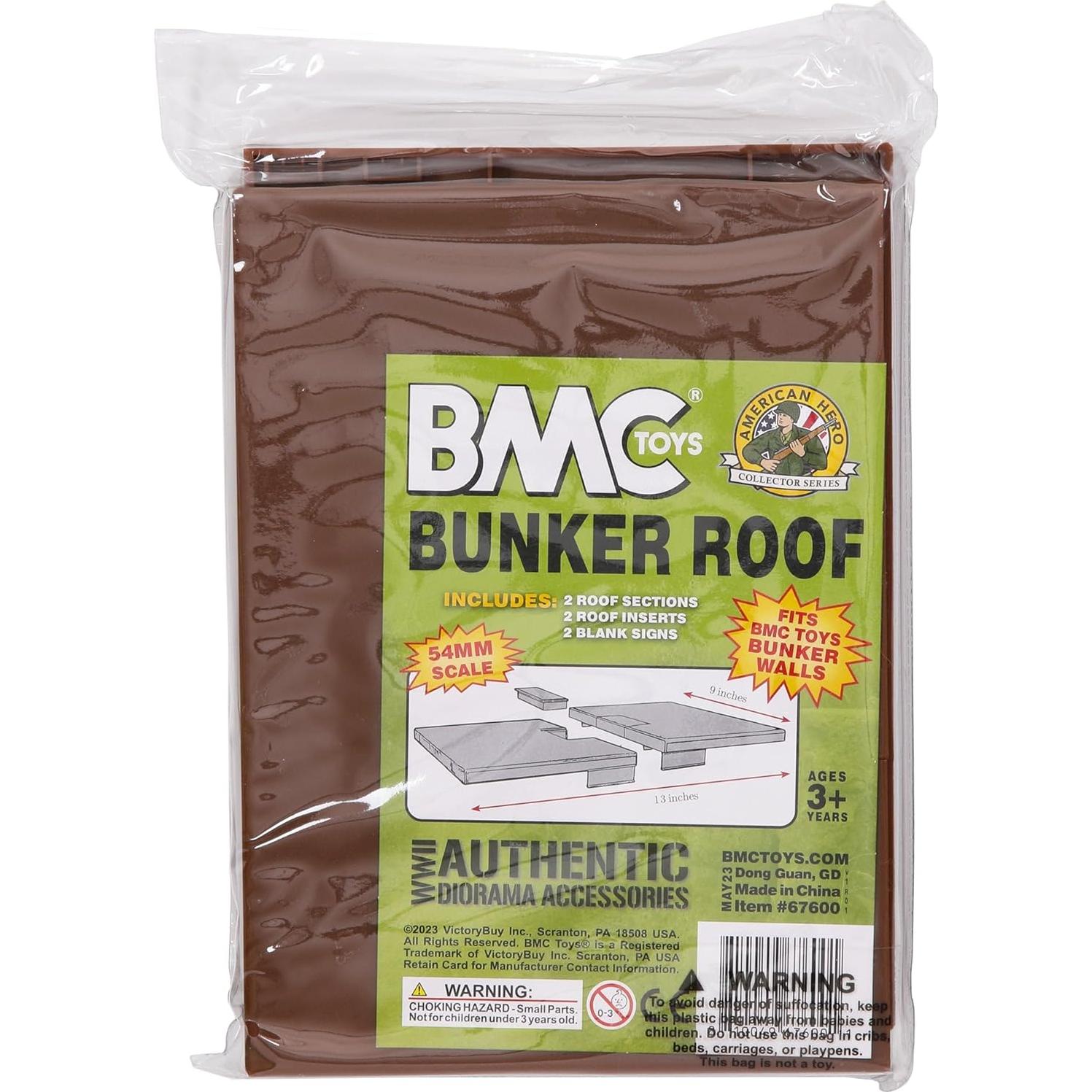 Techo Blockhouse BMC WW2 Marrón 33x23cm Accesorio Juego