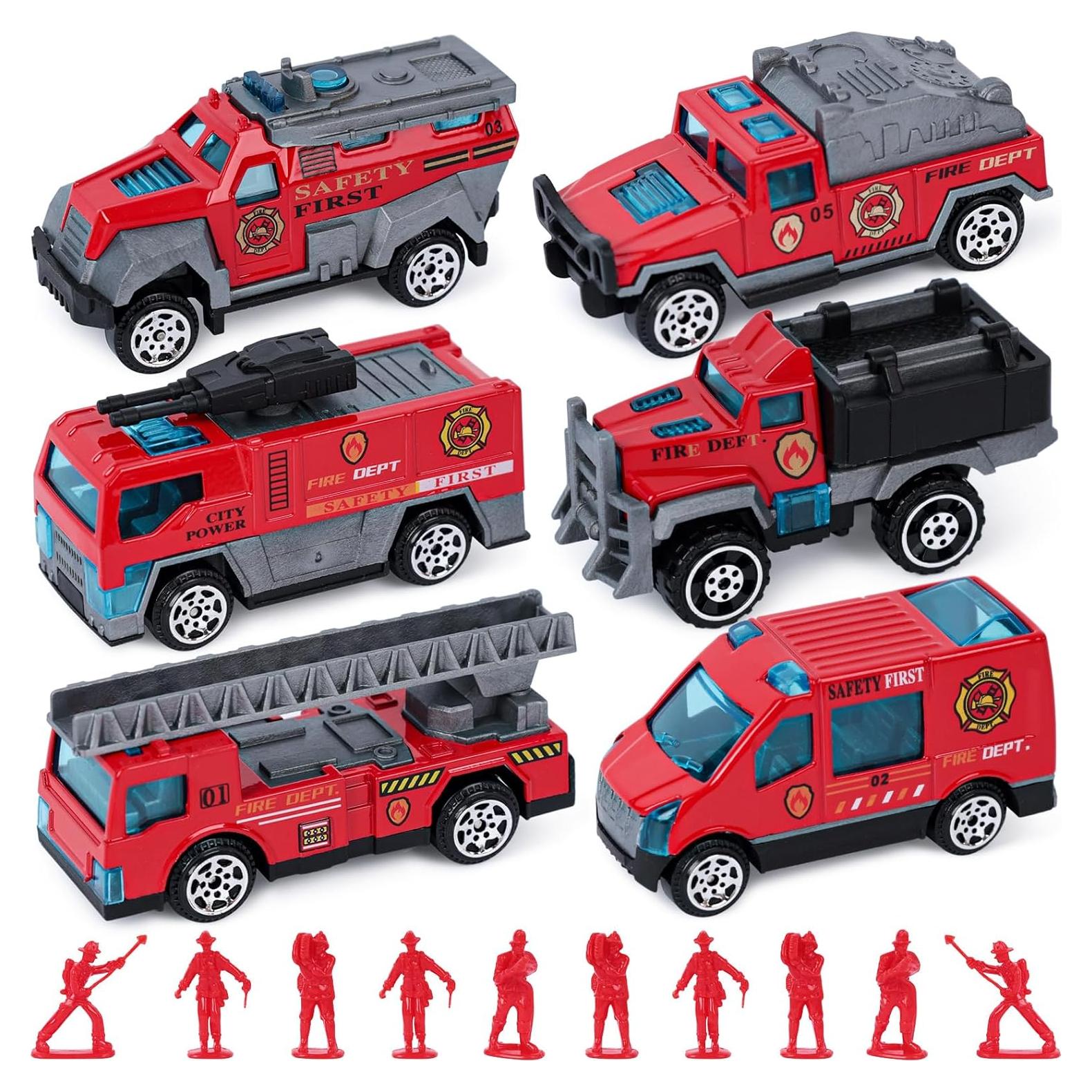 Juego de Juguetes de Bomberos LOVESTOWN 50PCS para Niños
