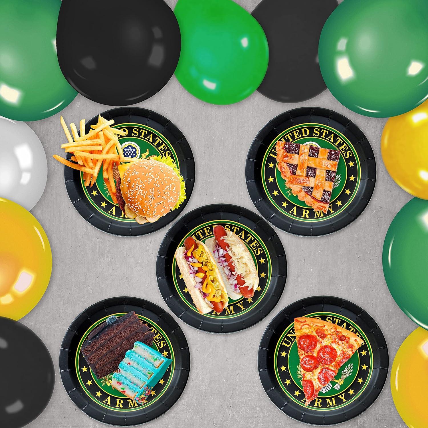 Platos de Papel Desechables Havercamp 24 Unidades 22.86 cm