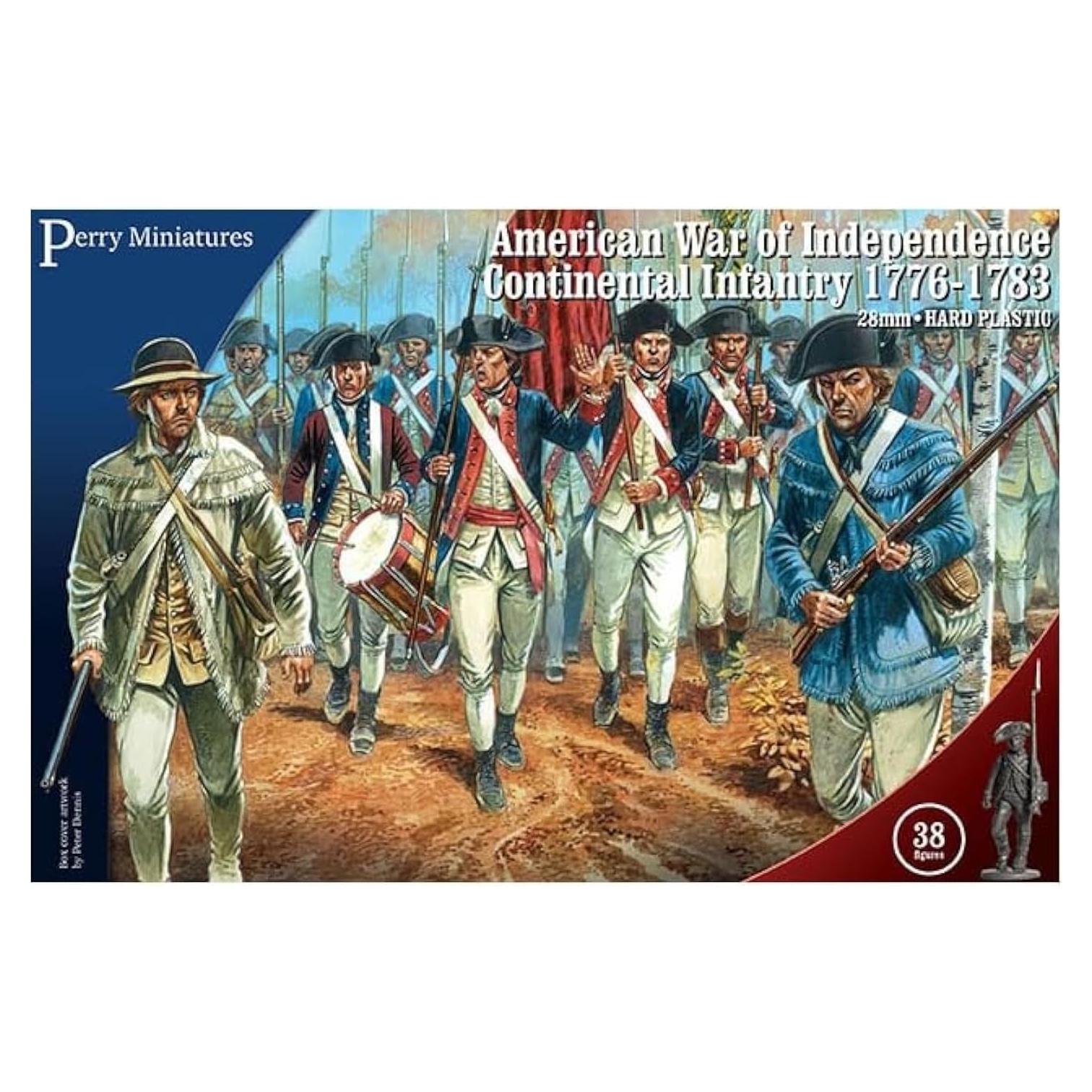 Miniaturas Perry Infantería Continental 28mm - 38 Figuras