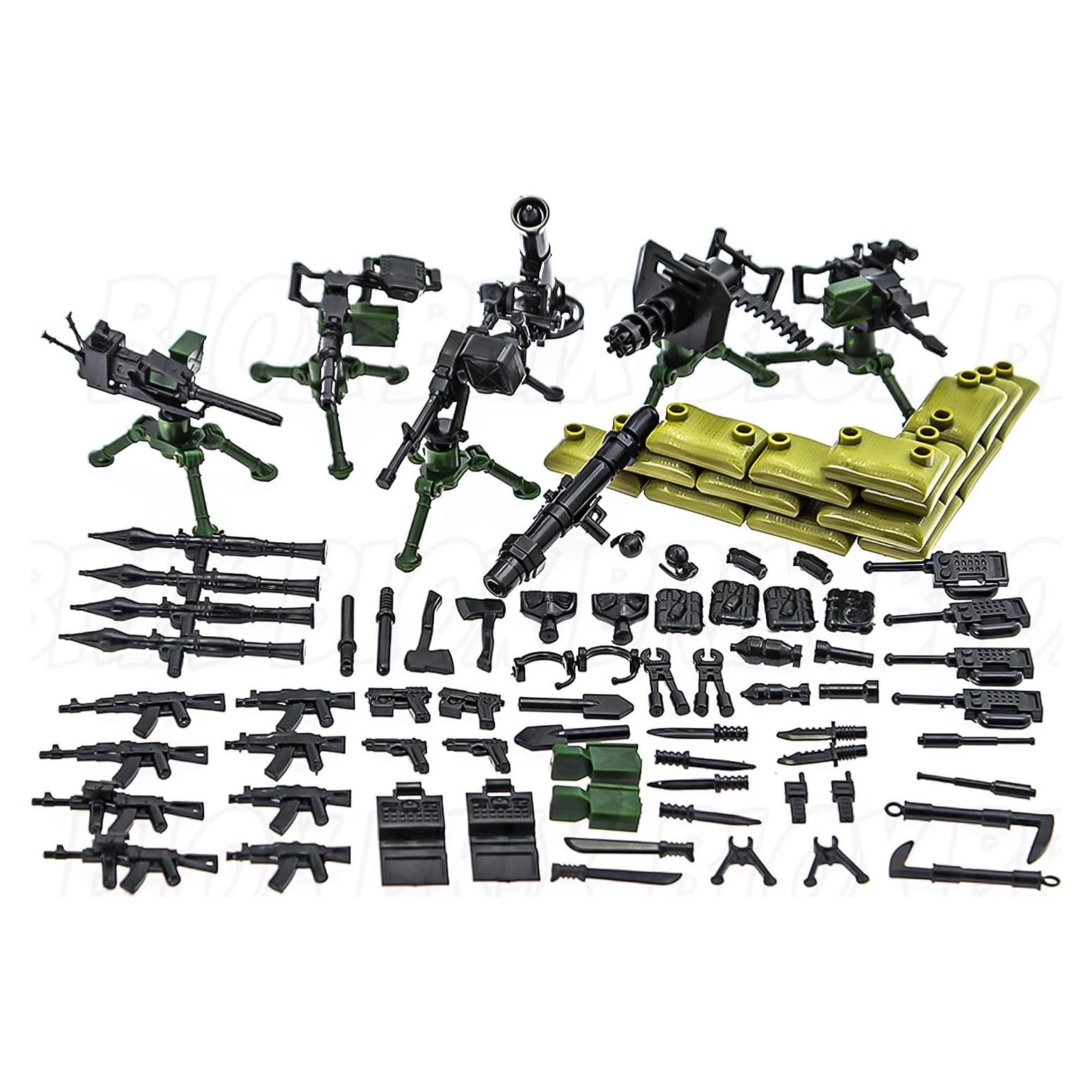 106 Piezas Juguete Militar BloxBrix - Soldados y Armas