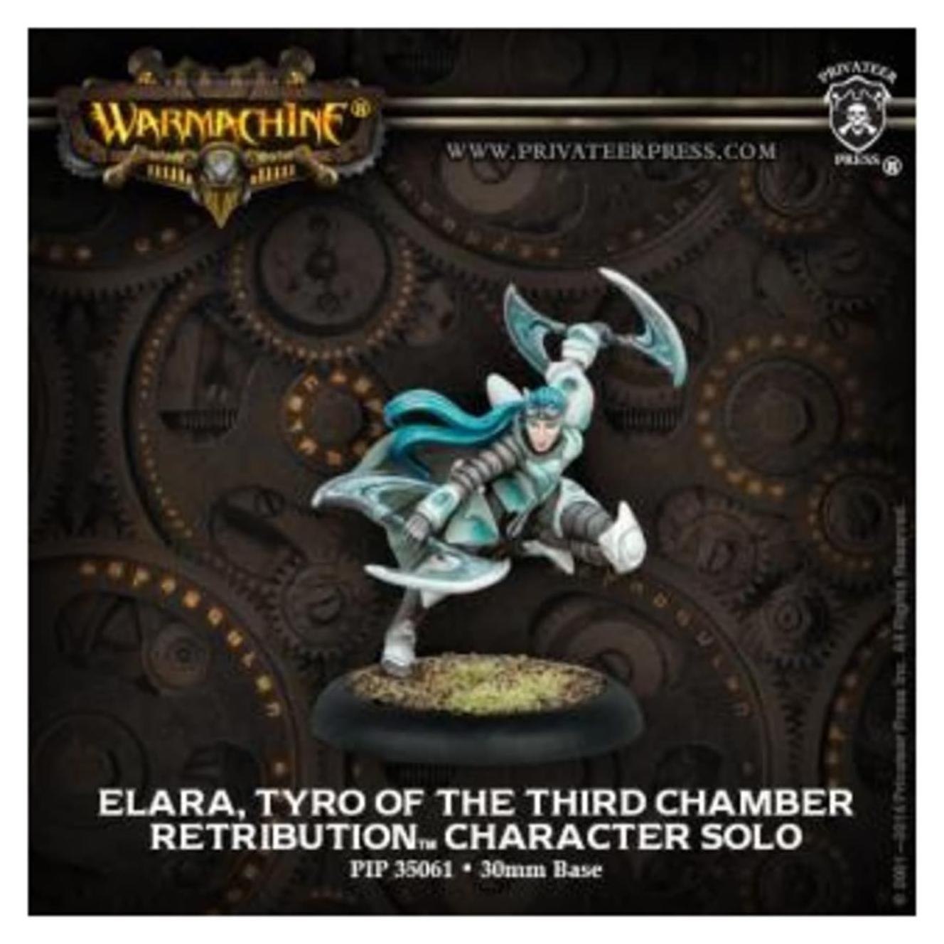 Miniatura WARMACHINE Elara Tyro Privateer Press 13.97x9.65 cm