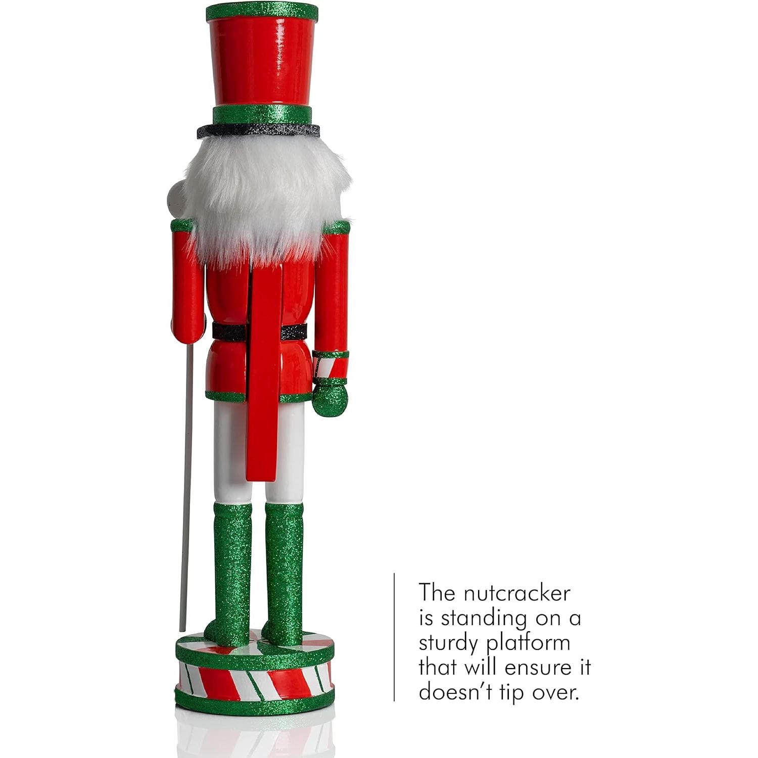 Muñeco de Navidad de Madera Ornativity 38 cm Soldado Jengibre