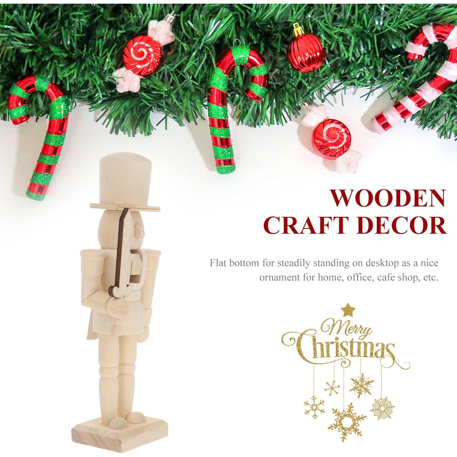 Adorno de Navidad Soldado de Nuez de Madera SEWACC 20.5cm