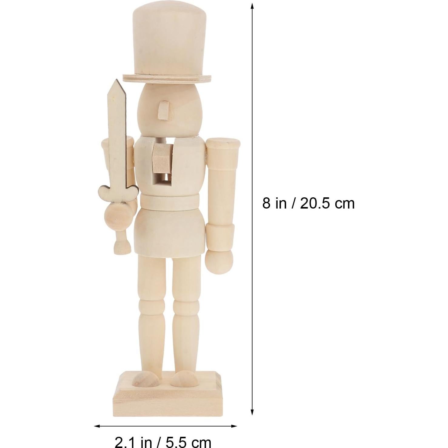 Adorno de Navidad Soldado de Nuez de Madera SEWACC 20.5cm