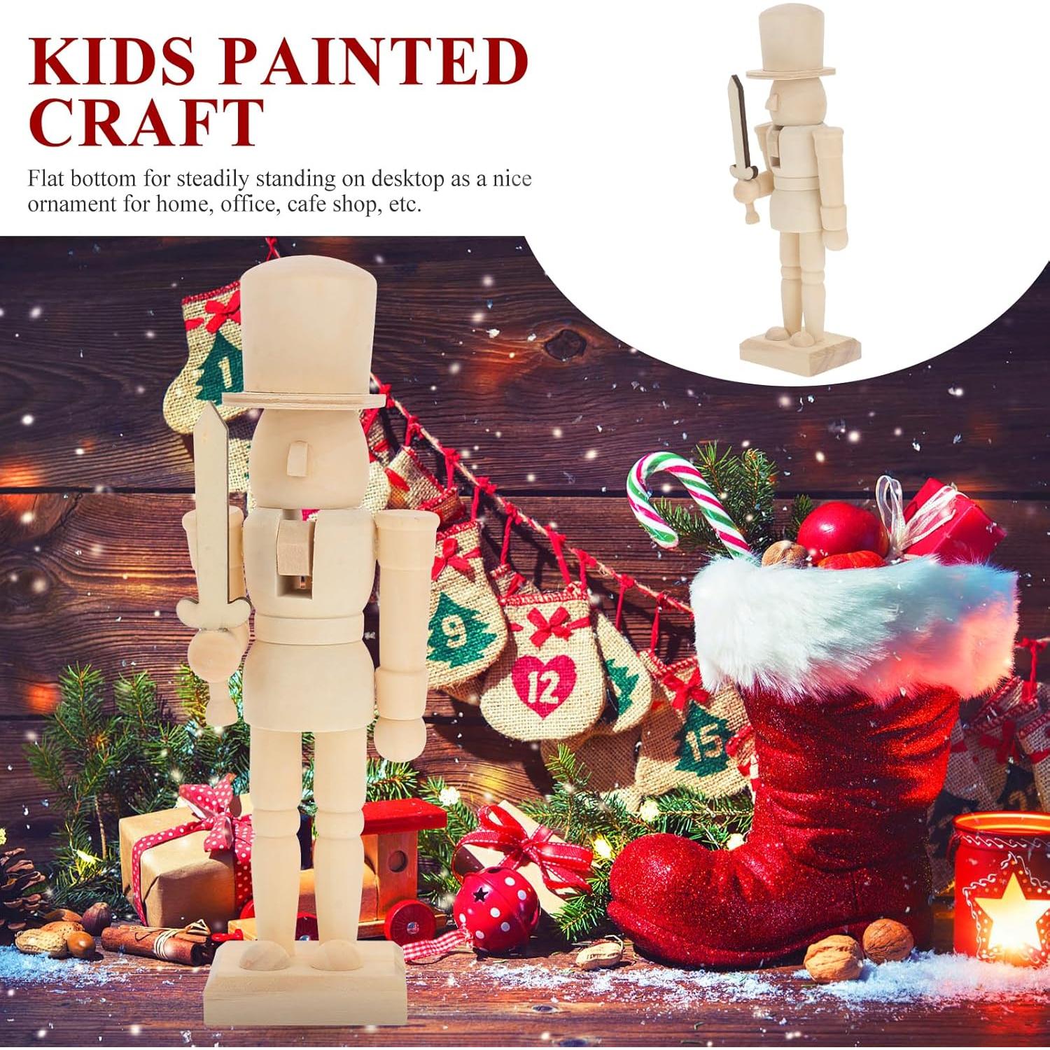 Adorno de Navidad Soldado de Nuez de Madera SEWACC 20.5cm