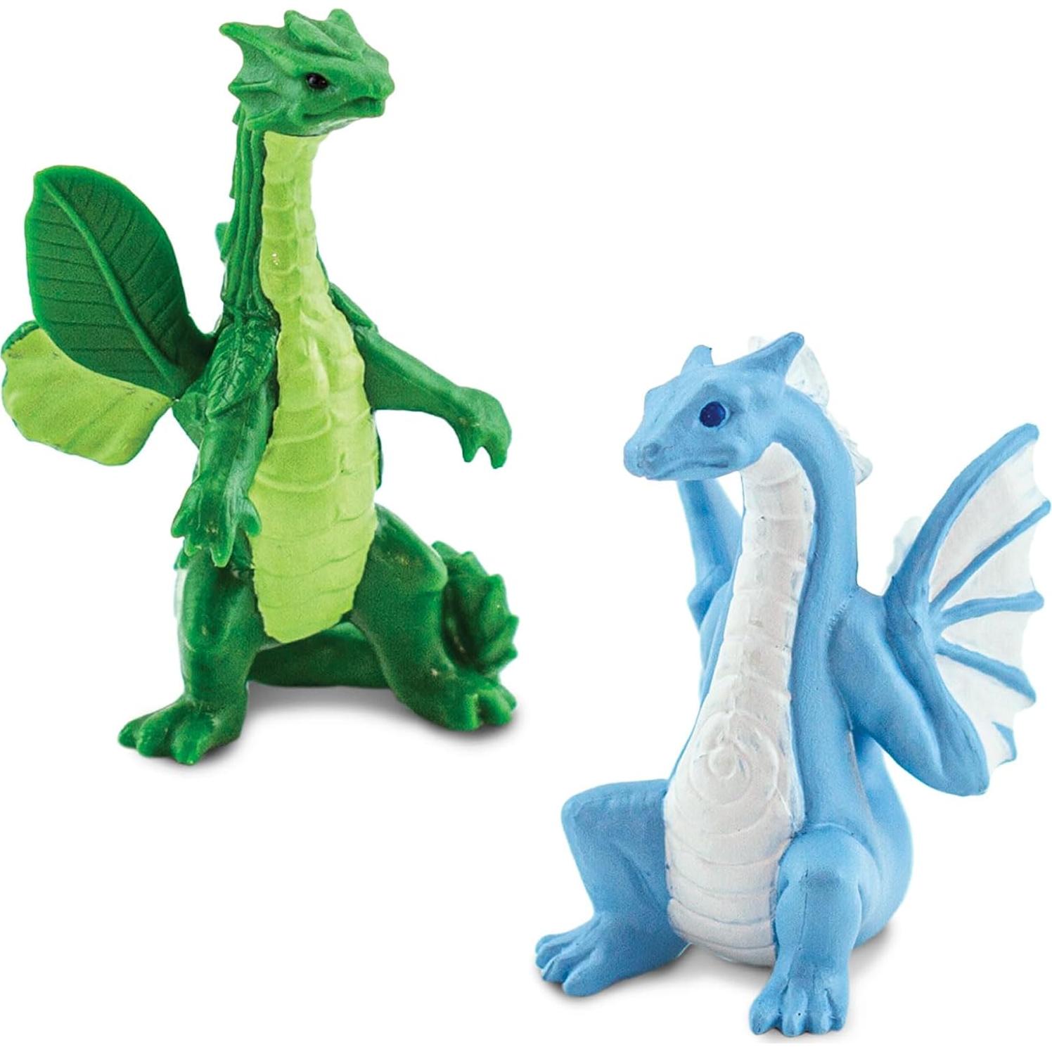 Figuras de Dragón Elemental Safari Ltd. - 6 Miniaturas