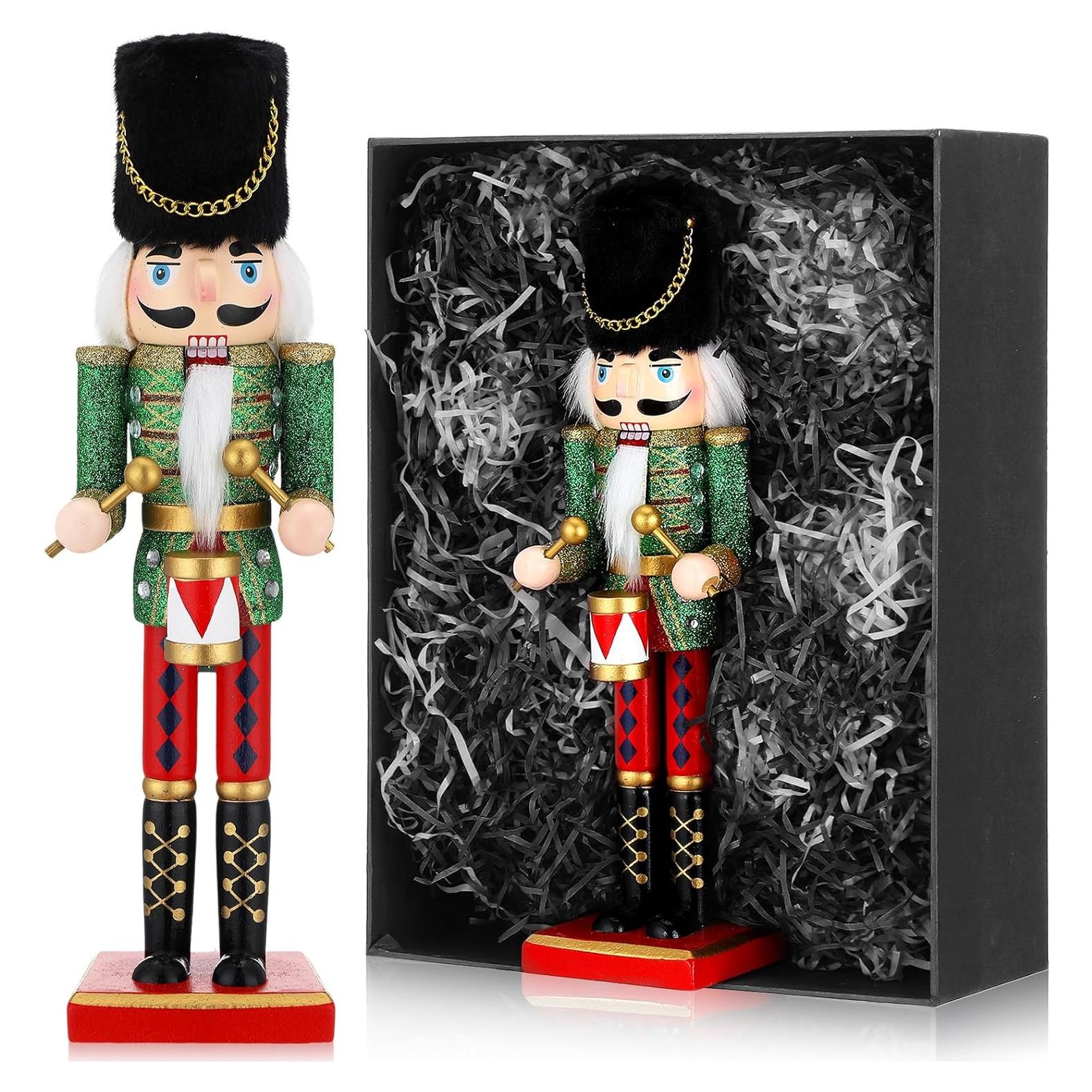 Cascanueces de Navidad Gejoy 30.48 cm Madera Artesanía Elegante