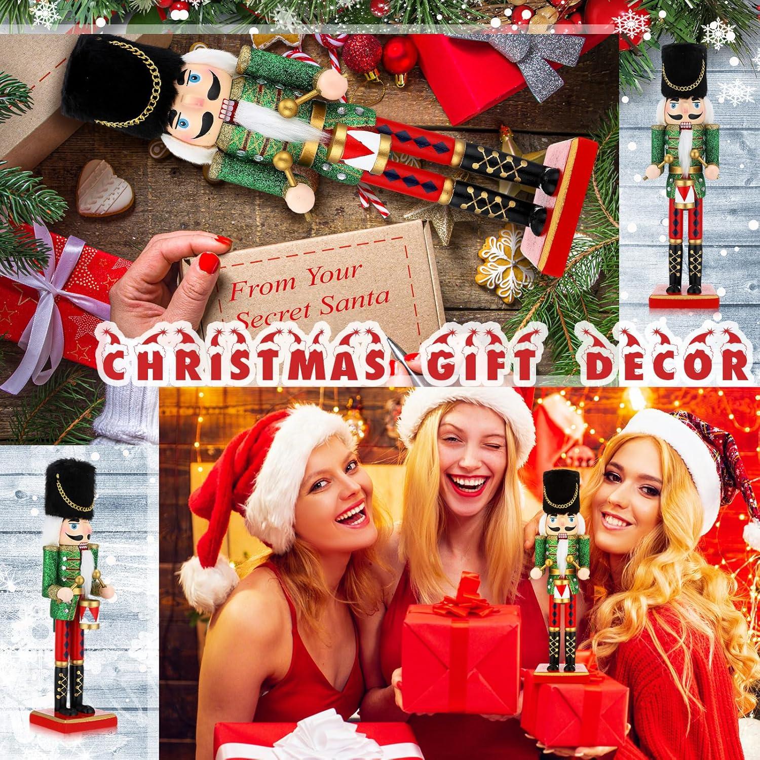 Cascanueces de Navidad Gejoy 30.48 cm Madera Artesanía Elegante