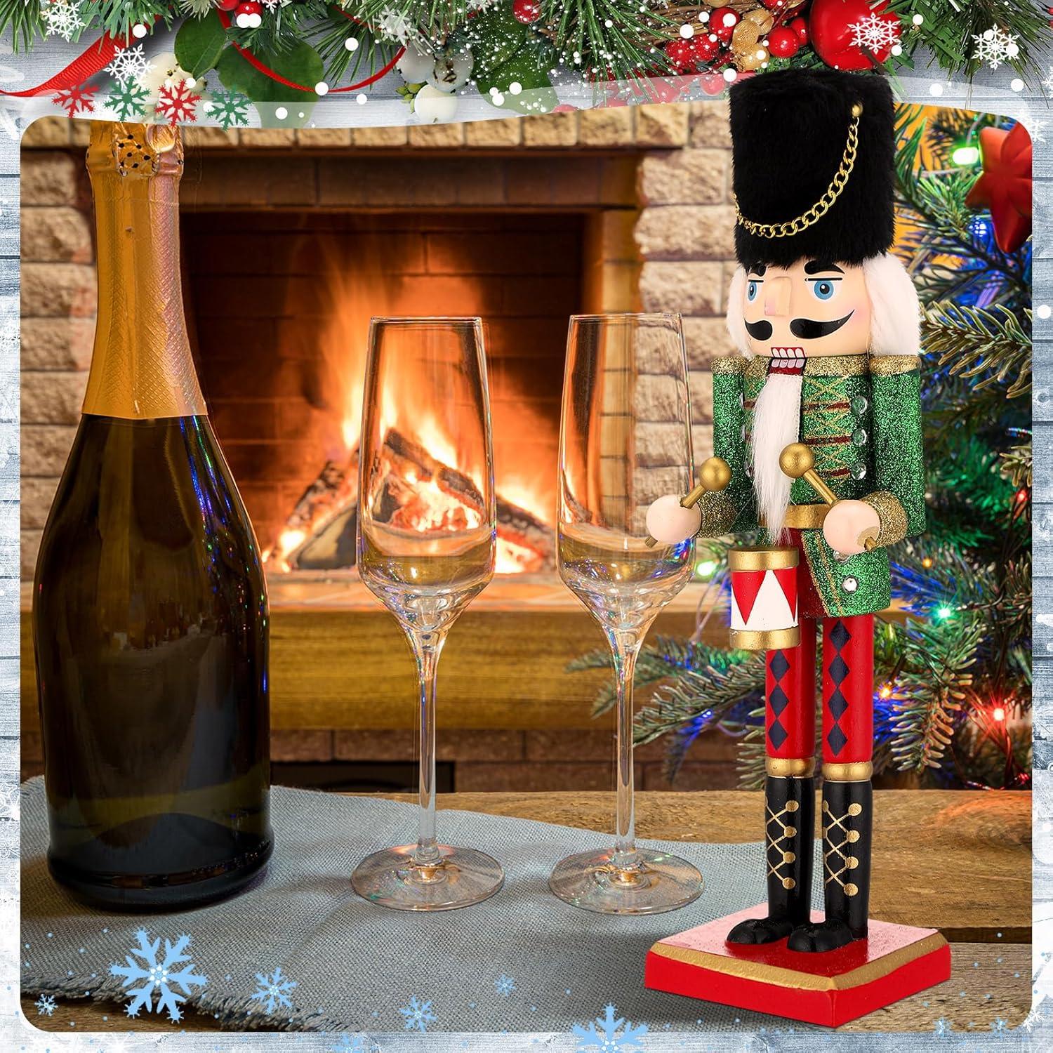 Cascanueces de Navidad Gejoy 30.48 cm Madera Artesanía Elegante