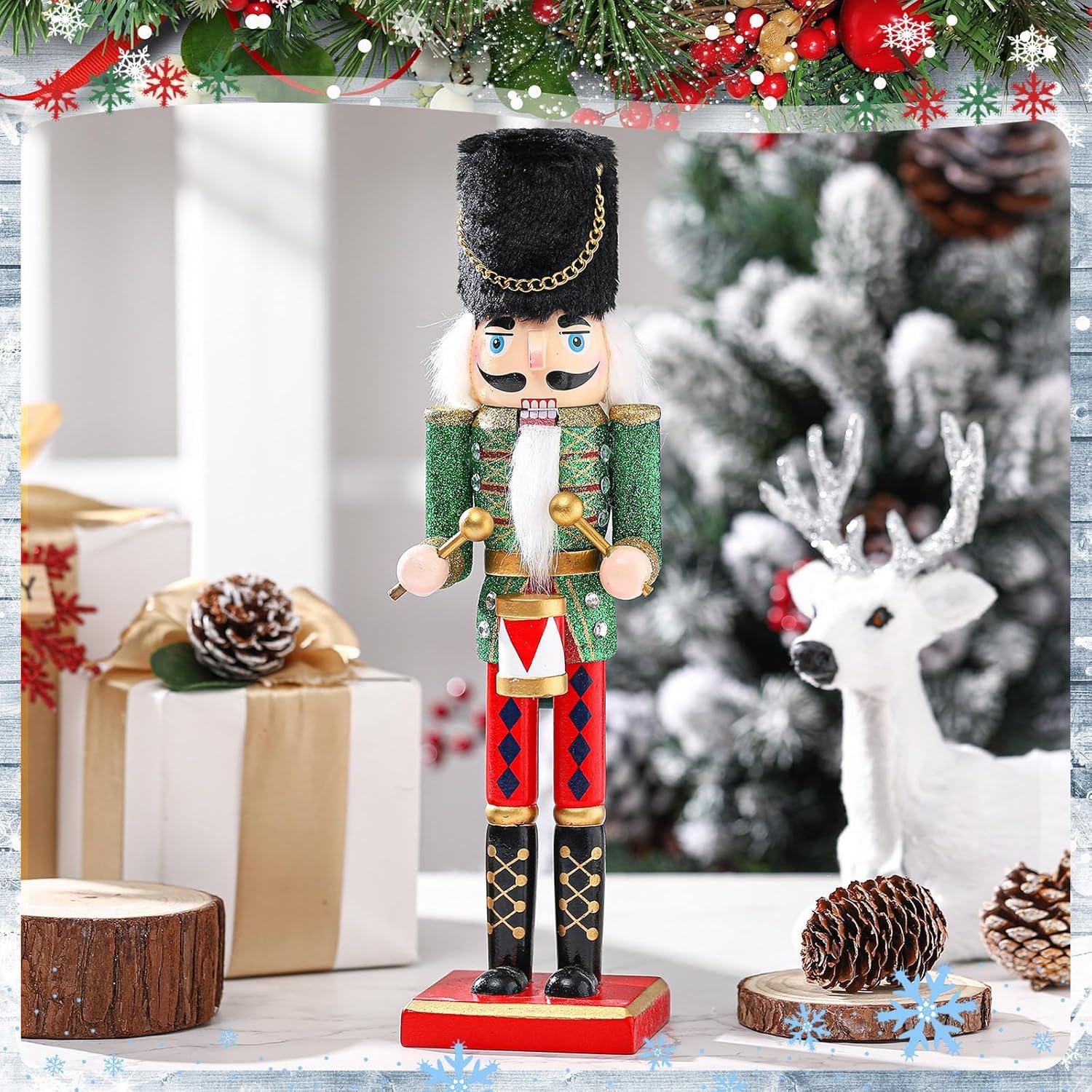 Cascanueces de Navidad Gejoy 30.48 cm Madera Artesanía Elegante