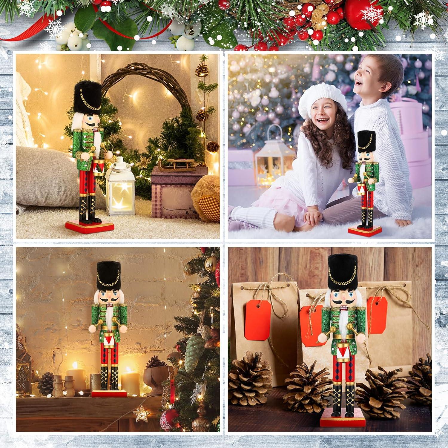 Cascanueces de Navidad Gejoy 30.48 cm Madera Artesanía Elegante