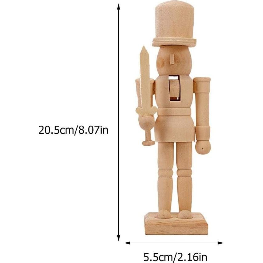 Figuritas de Cascanueces de Madera SENTOP 20.5x5.5x4.6cm
