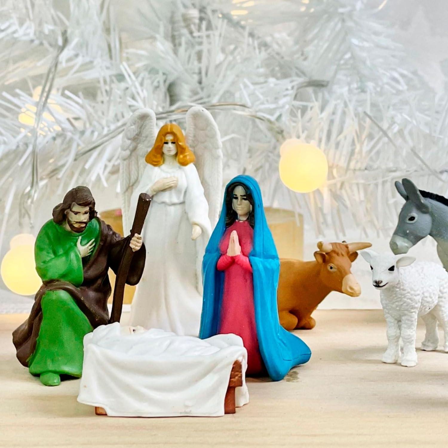 Safari Ltd. Super TOOB Natividad - 13 Figuras Pintadas a Mano