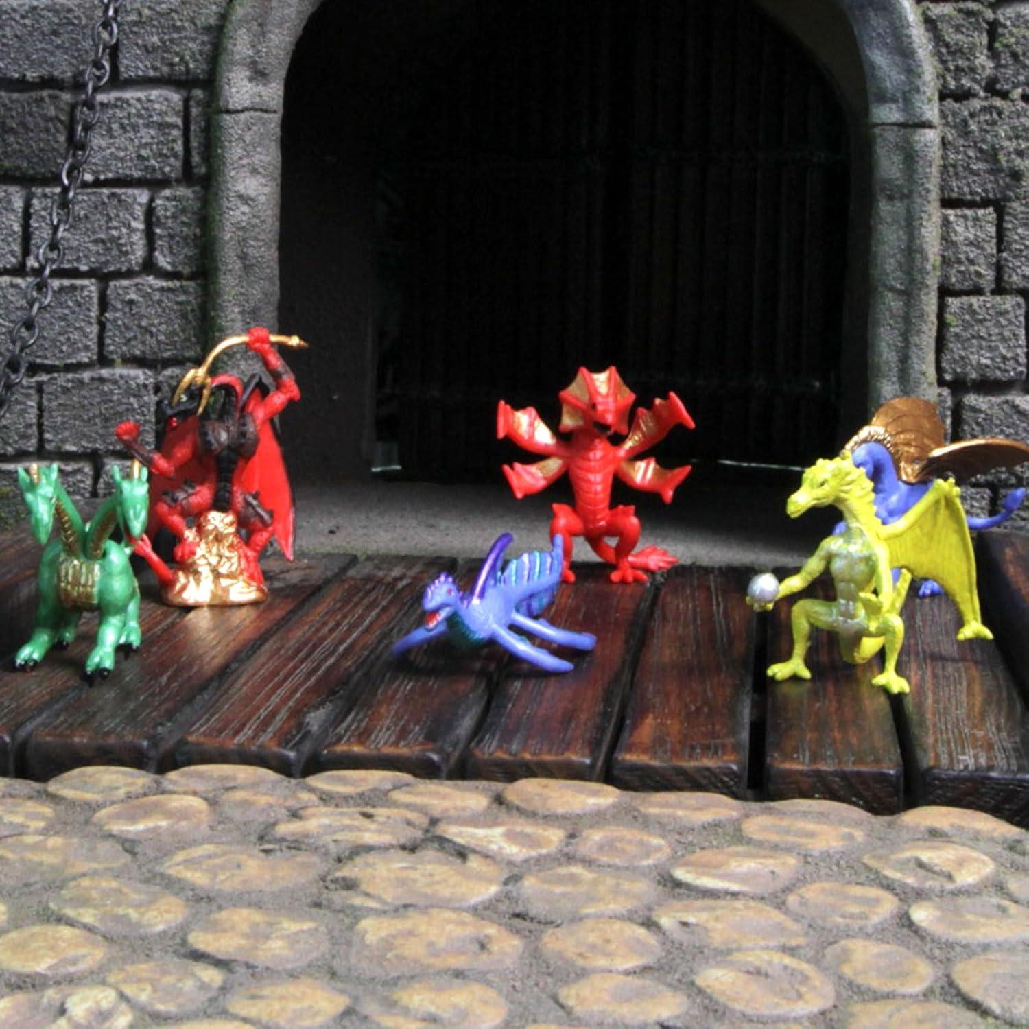 Miniaturas de Dragón Safari Ltd. Lair Of The Dragons - 6 Figuras