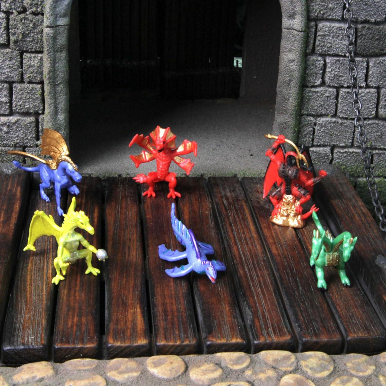 Miniaturas de Dragón Safari Ltd. Lair Of The Dragons - 6 Figuras