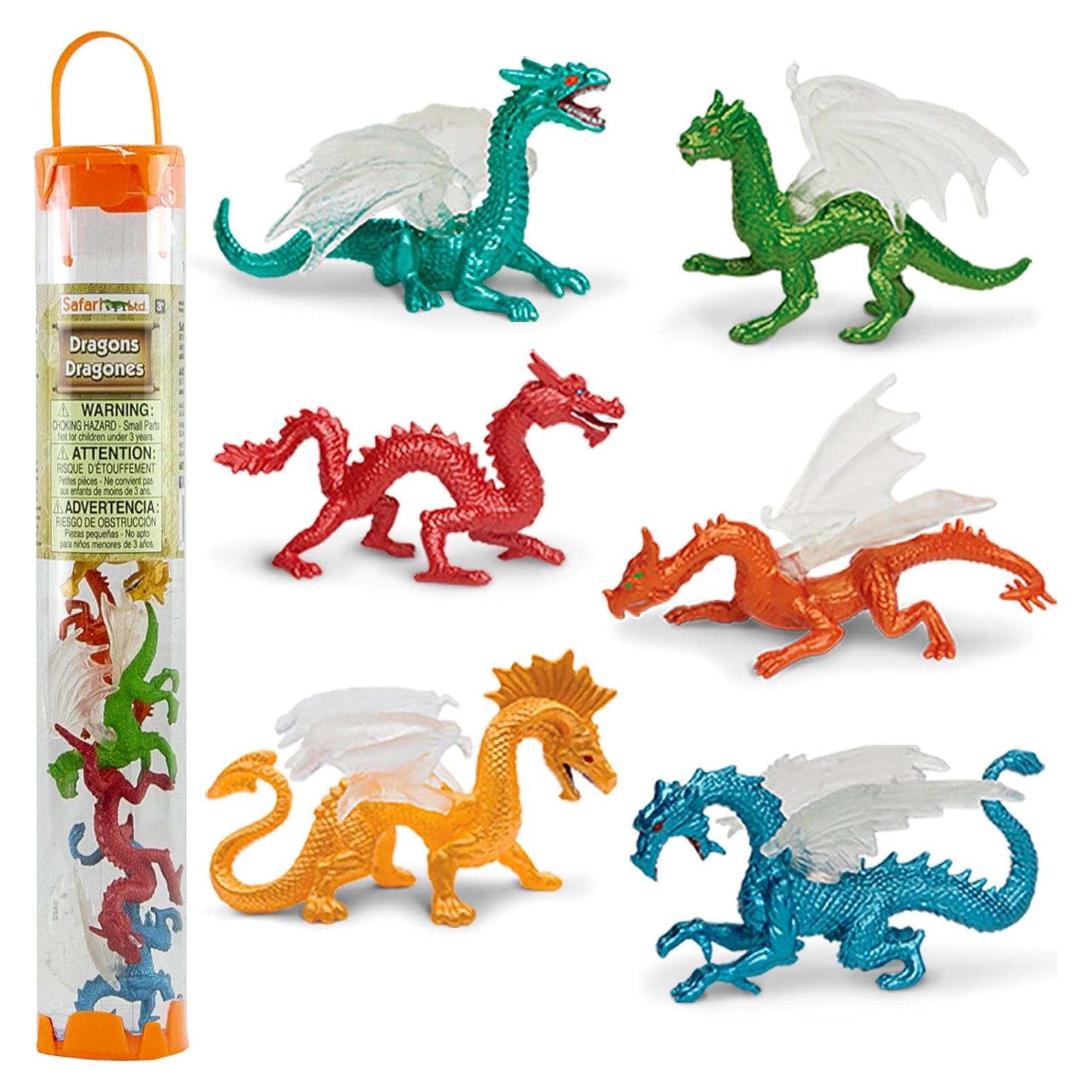 Safari Ltd Toob Dragones - 6 Mini Figuras para Niños