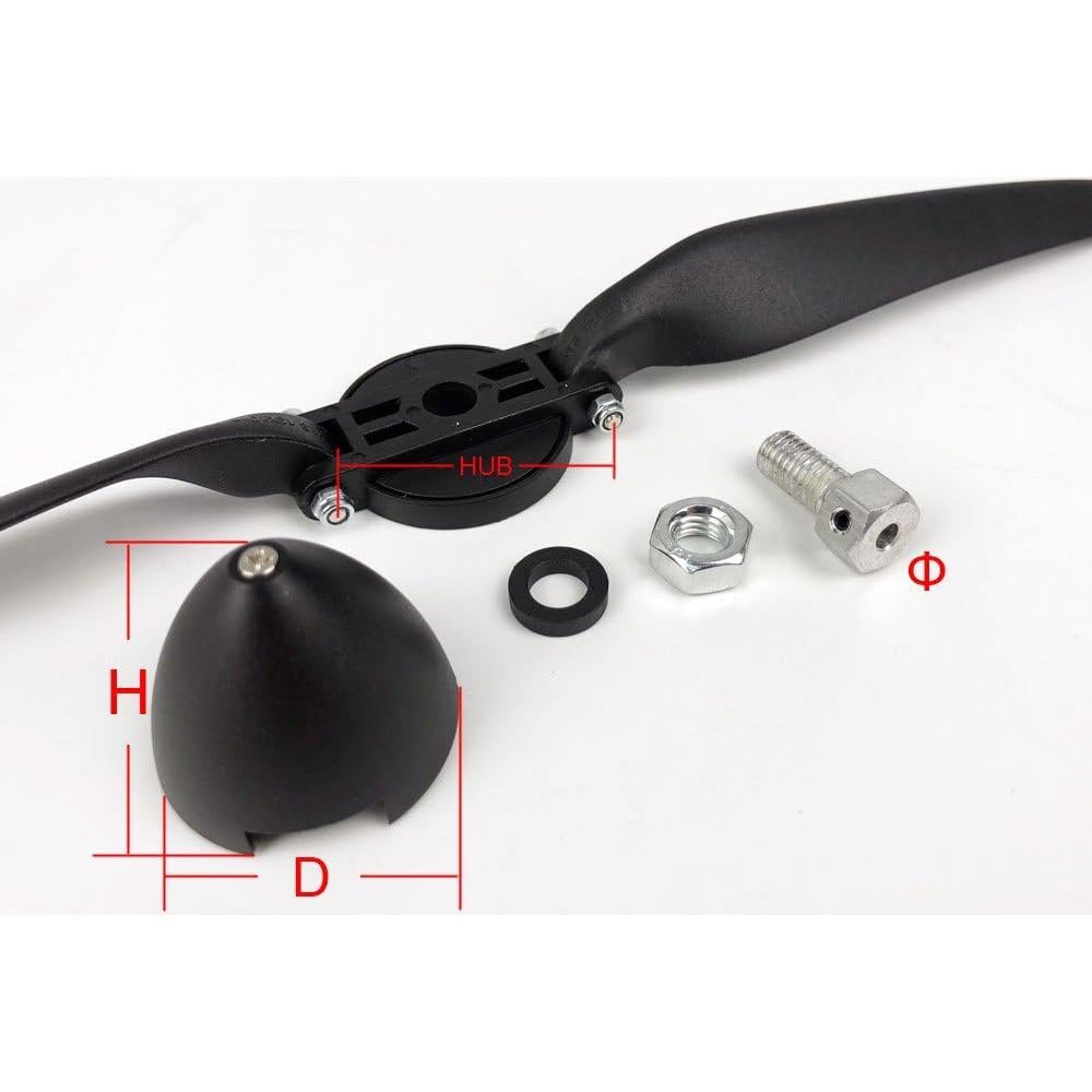 Hélice Plegable RC 15,24x7,62 cm con Capuchón D32xH28mm