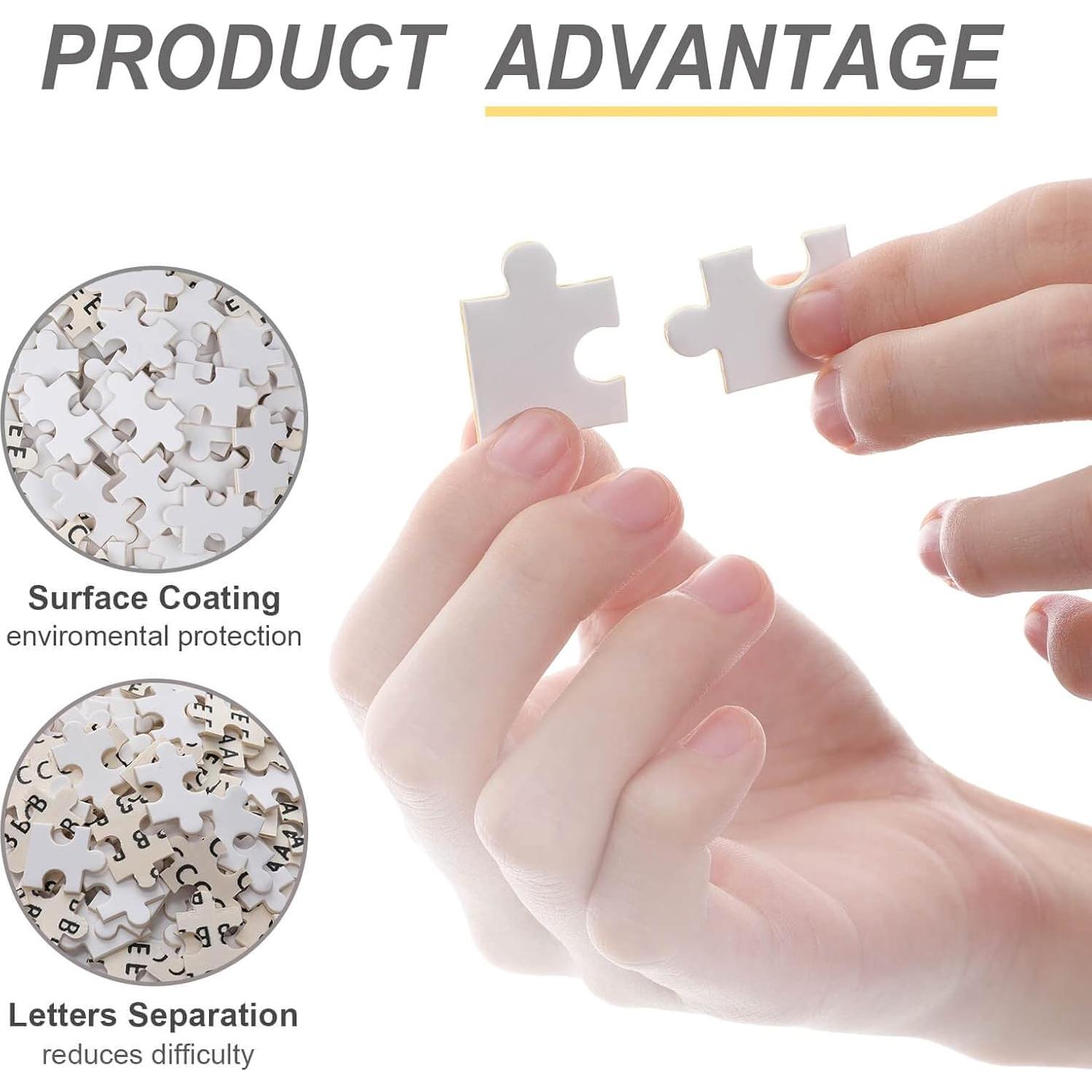 Rompecabezas 500 Piezas AthLeY Madera Patriótico USA 51.8x37.8cm