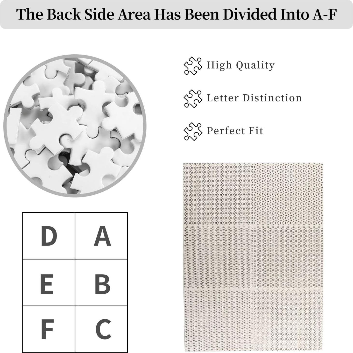 Rompecabezas 500 Piezas AthLeY Madera Patriótico USA 51.8x37.8cm