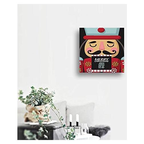 Pintura en Lienzo 30x30 cm Ansouyi Decoración Navidad