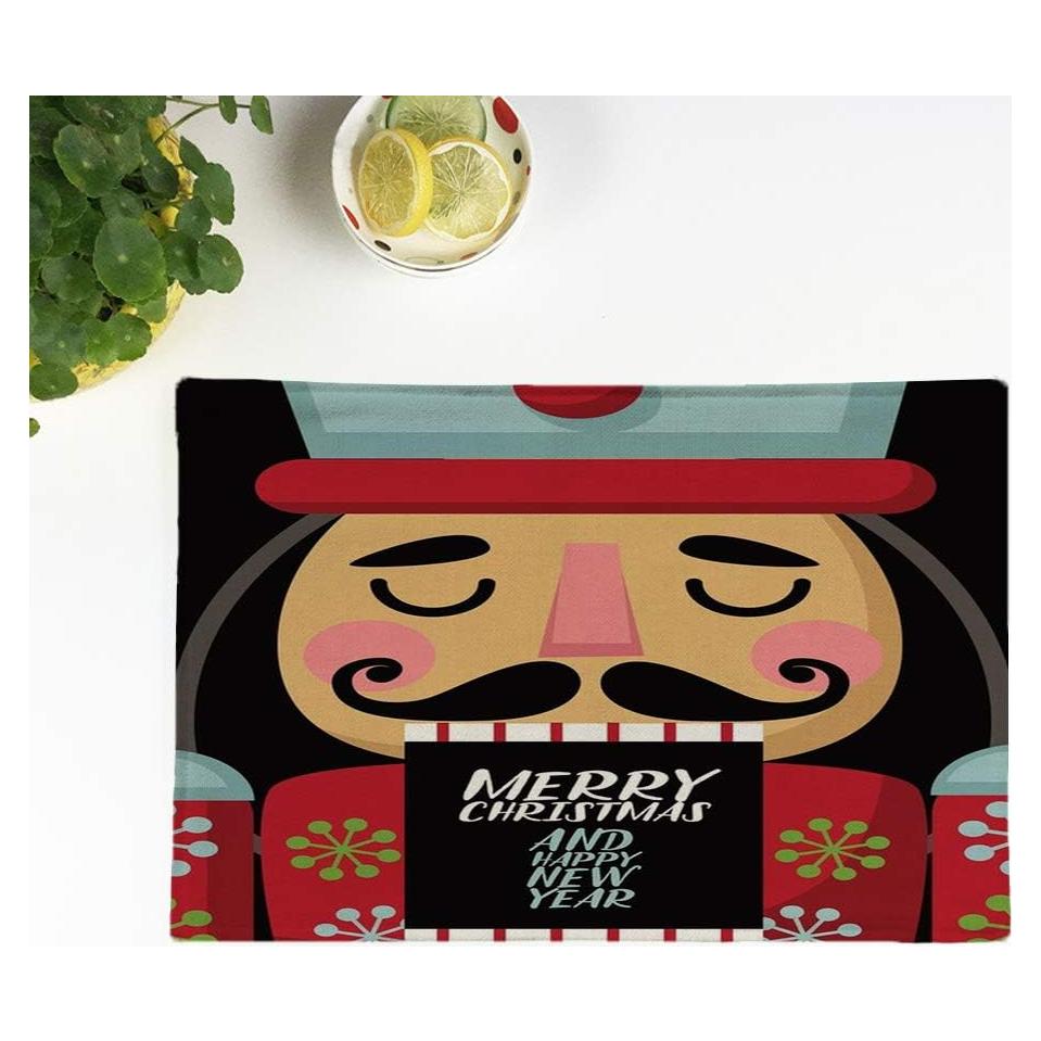 Juego de 4 Manteles Individuales de Algodón Rouihot 32x42 cm