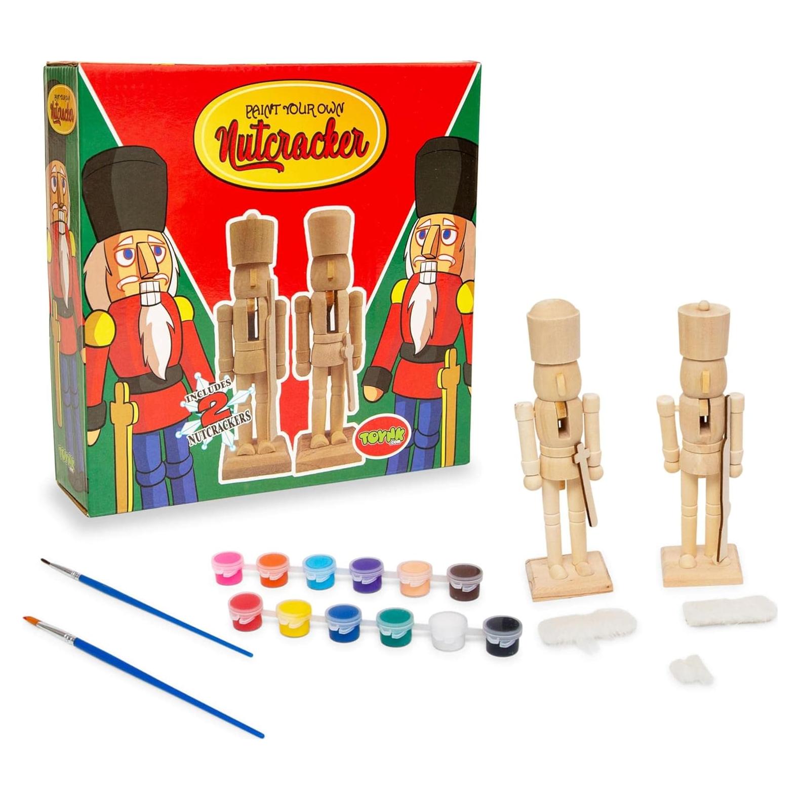 Kit de Manualidades Toynk - Pinta Soldados de Madera 2 Piezas
