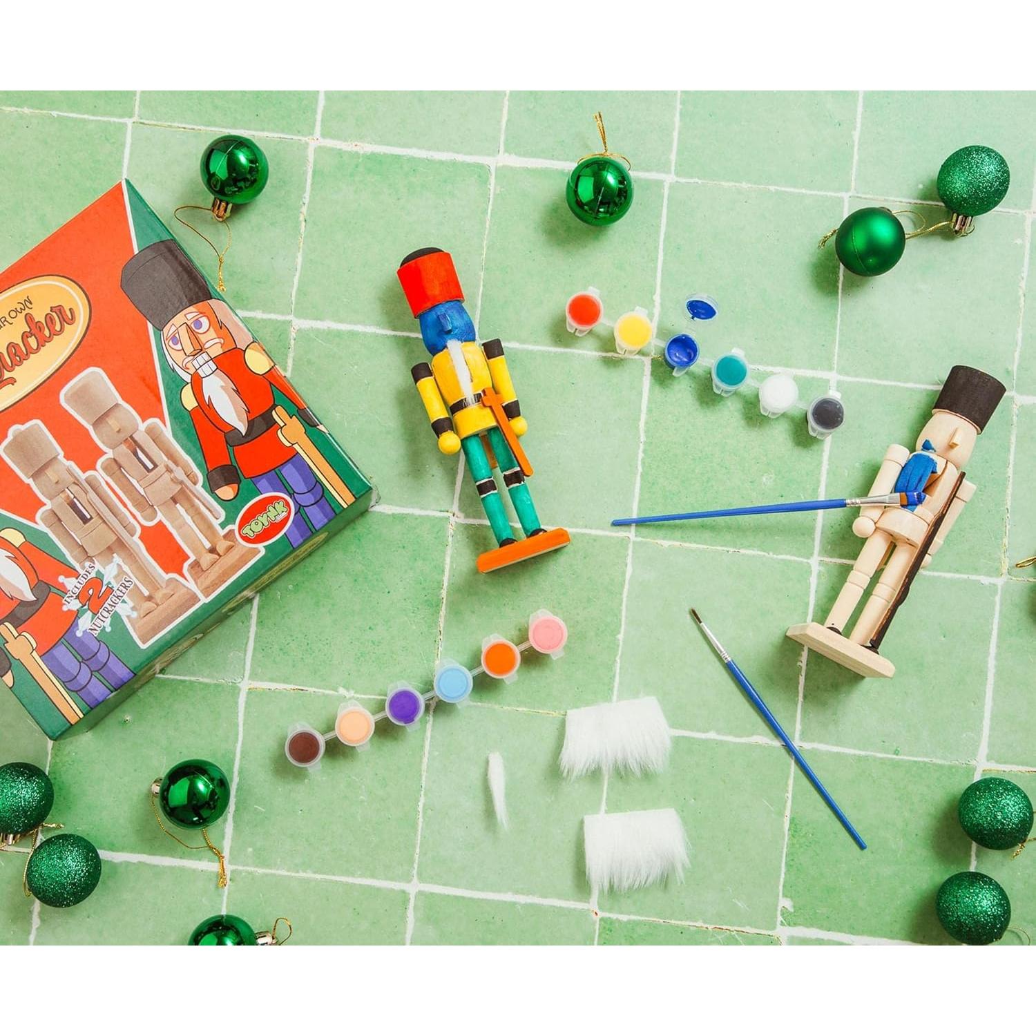 Kit de Manualidades Toynk - Pinta Soldados de Madera 2 Piezas